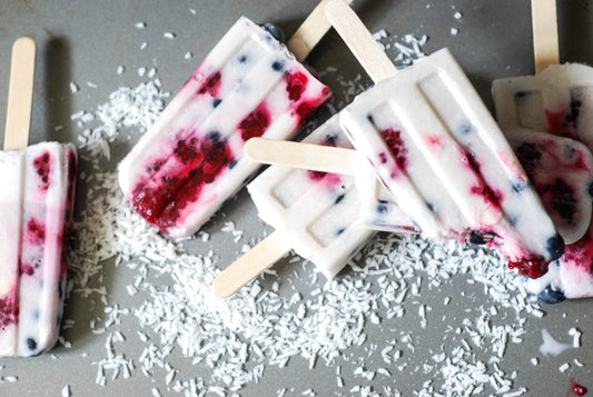 Nibs & Greens: Coconut Berry Pops Recipe - Evolve Fit Wear