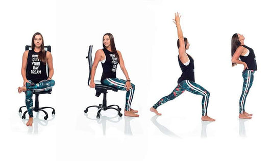 Office & Desk Yoga: 5 Easy Poses for a Quick Yoga Break During Work - Evolve Fit Wear