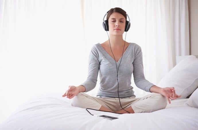 yoga with music