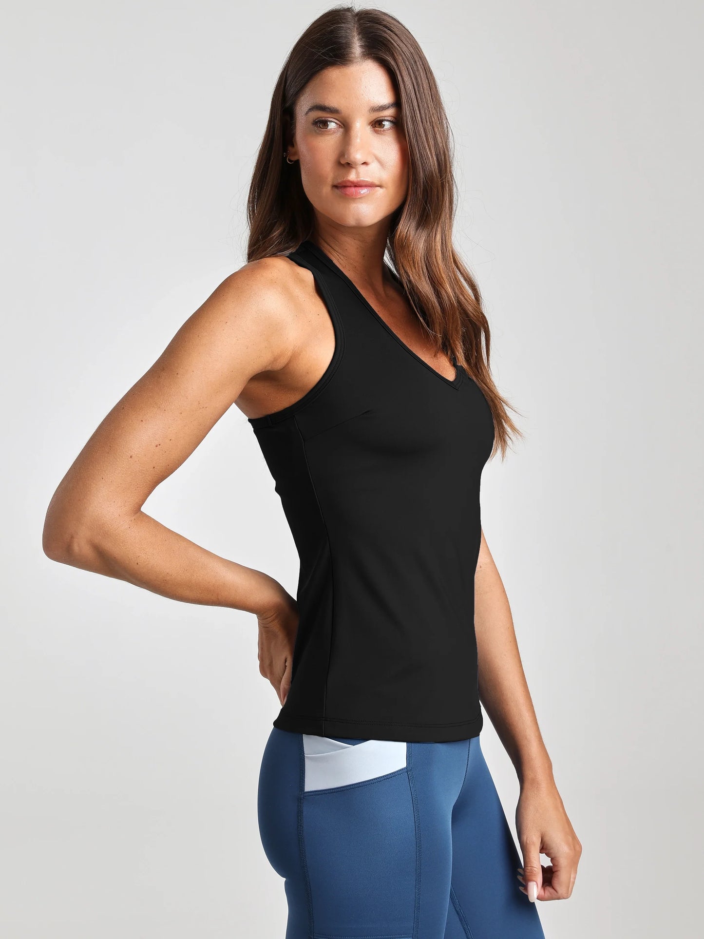 Keep You Cool Tank - Black | Losano | Evolve Fit Wear