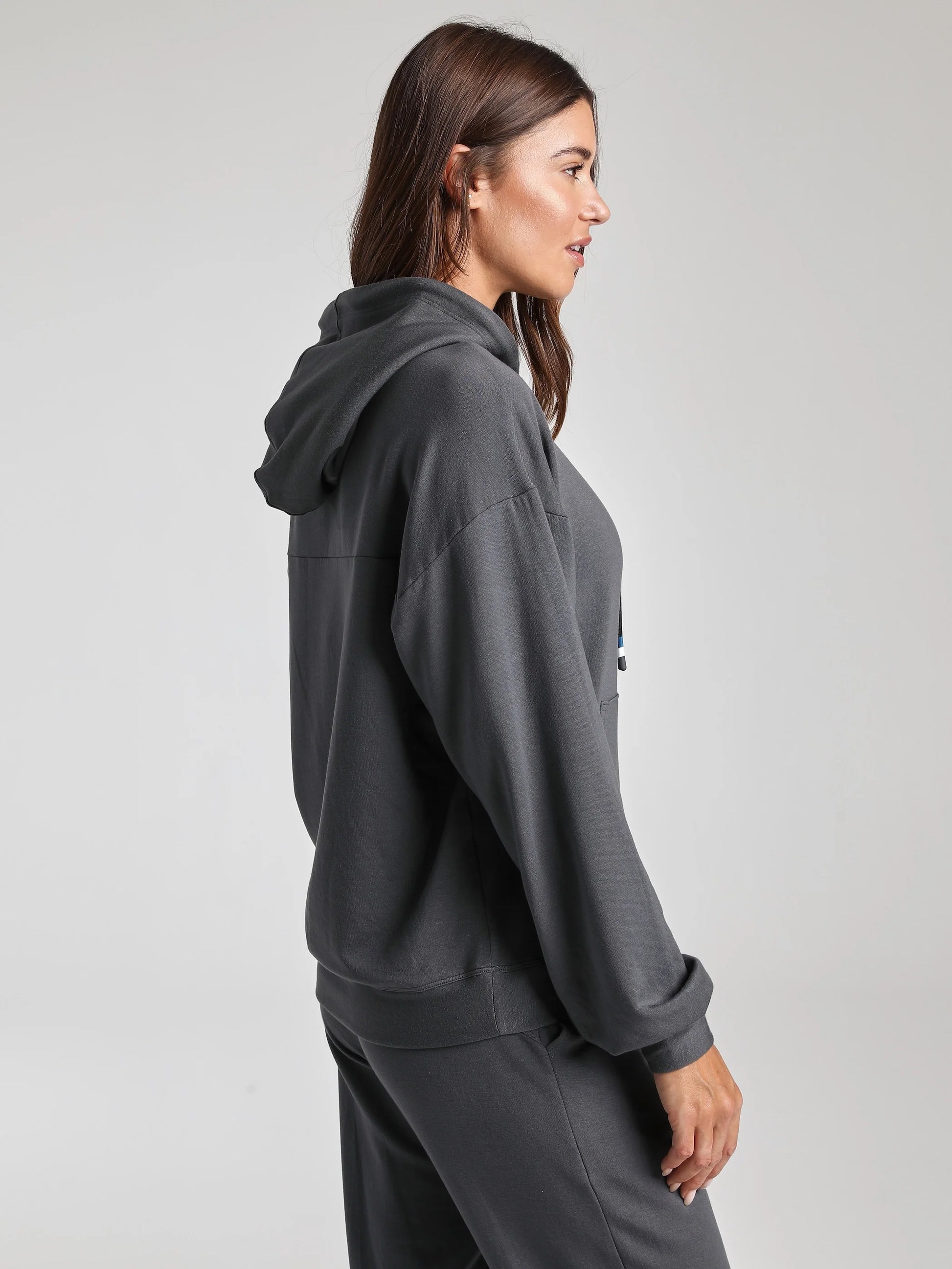Tenderblend Monterey Hoodie - Charcoal | Losano | Evolve Fit Wear