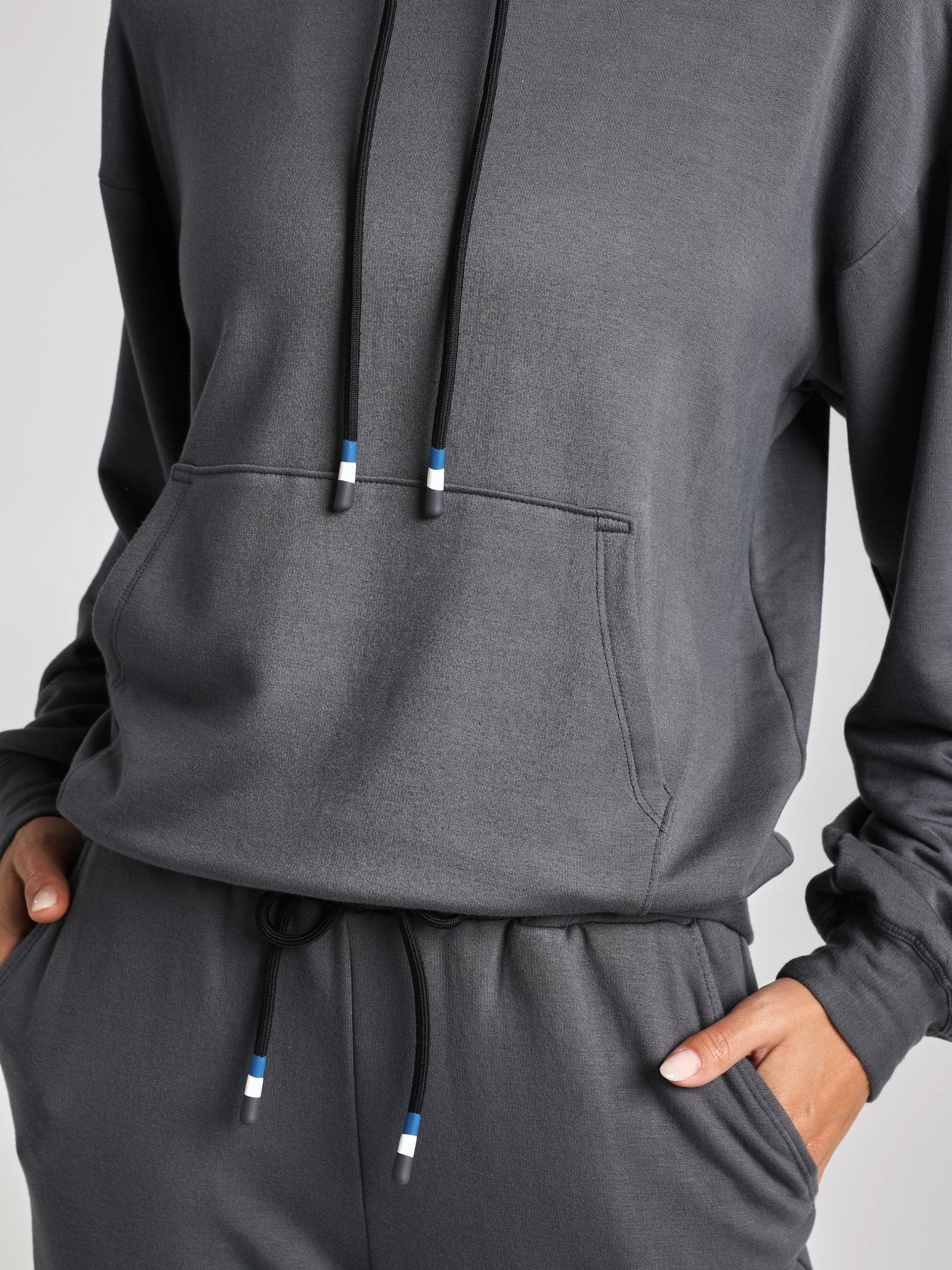 Tenderblend Monterey Hoodie - Charcoal | Losano | Evolve Fit Wear
