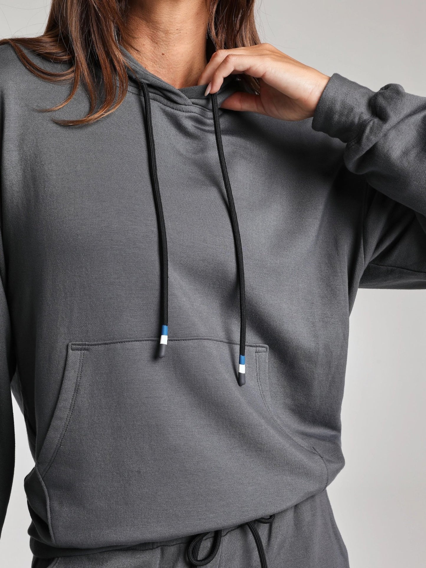 Tenderblend Monterey Hoodie - Charcoal | Losano | Evolve Fit Wear
