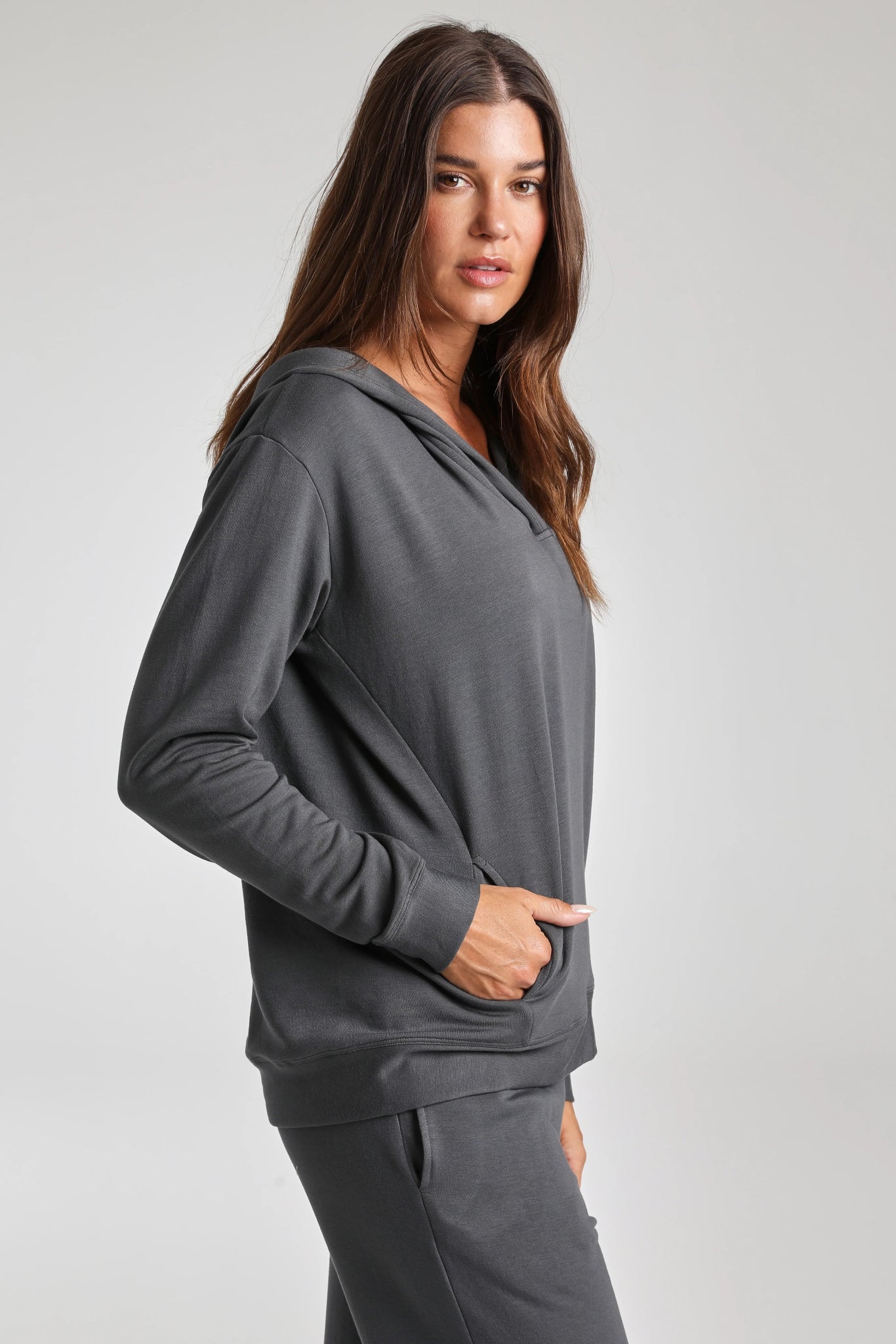 Malibu Hoodie - Charcoal | Losano | Evolve Fit Wear