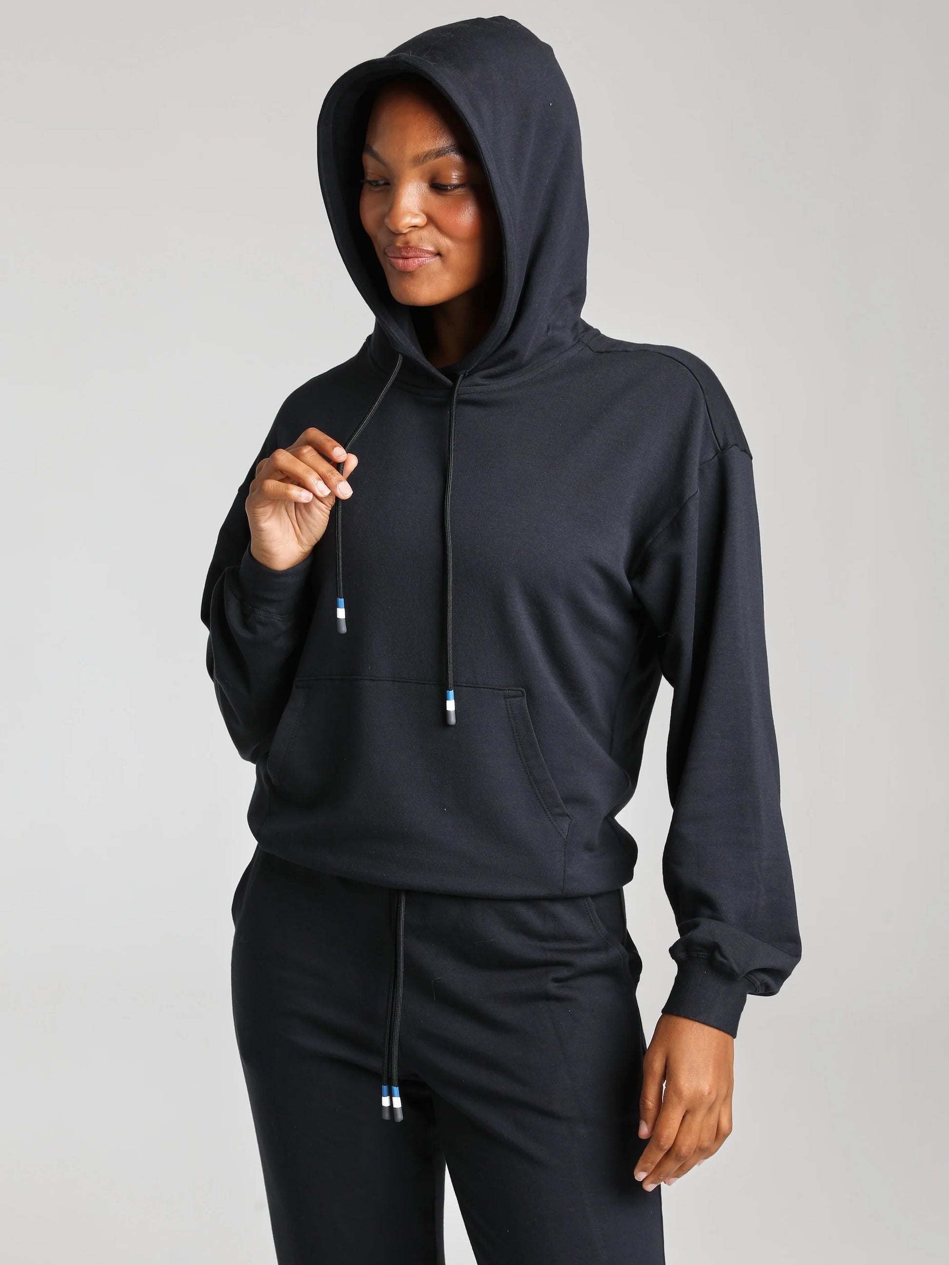 TenderBlend Monterey Hoodie - Black | Losano | Evolve Fit Wear