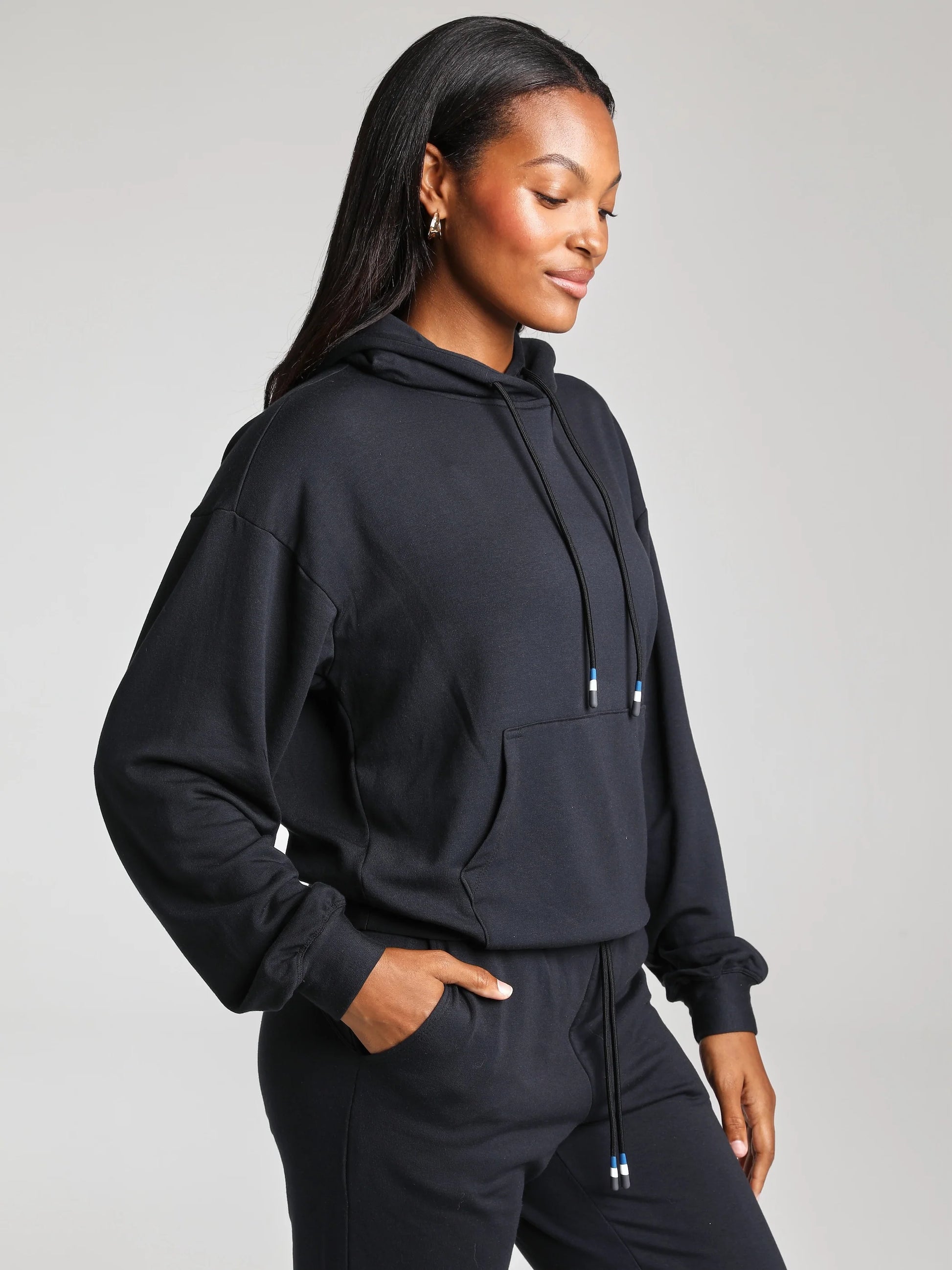 TenderBlend Monterey Hoodie - Black | Losano | Evolve Fit Wear