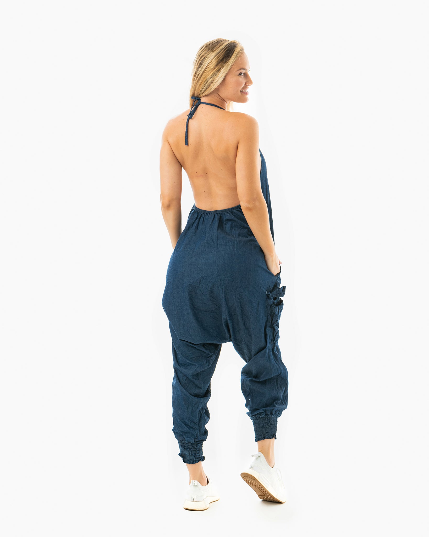 Jean Harem Jumpsuit | Buddha Pants® | Evolve Fit Wear