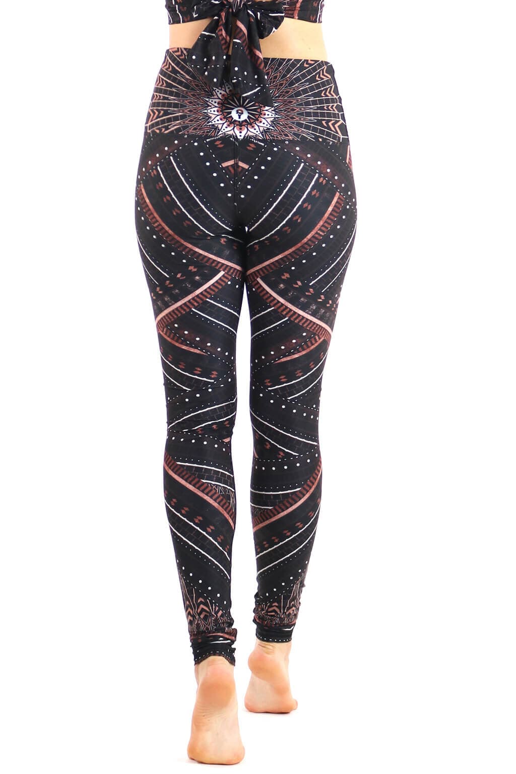 Humble Warrior Printed Yoga Leggings | Yoga Democracy | Evolve Fit Wear