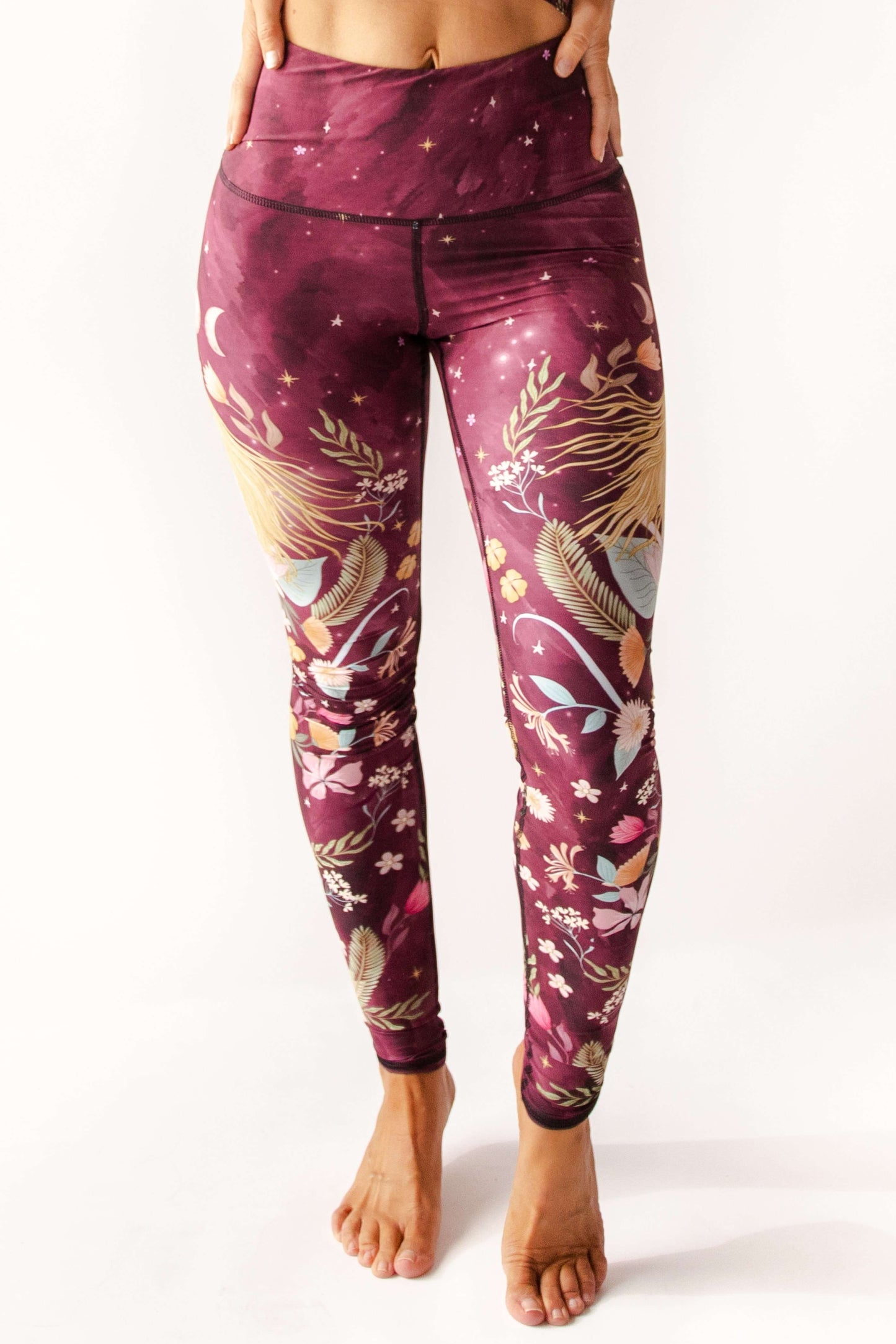 The Creator Printed Yoga Leggings | Yoga Democracy | Evolve Fit Wear