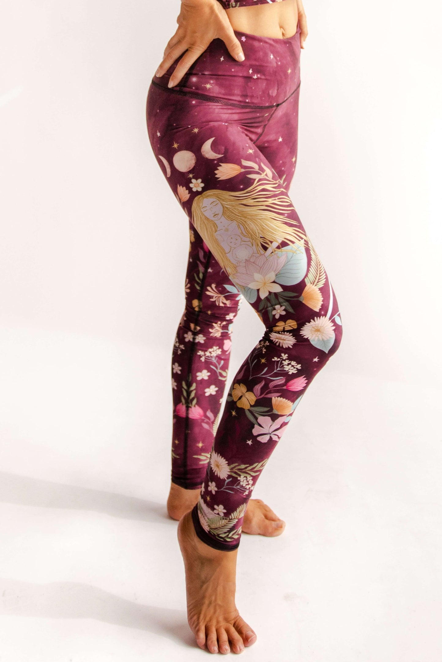 The Creator Printed Yoga Leggings | Yoga Democracy | Evolve Fit Wear