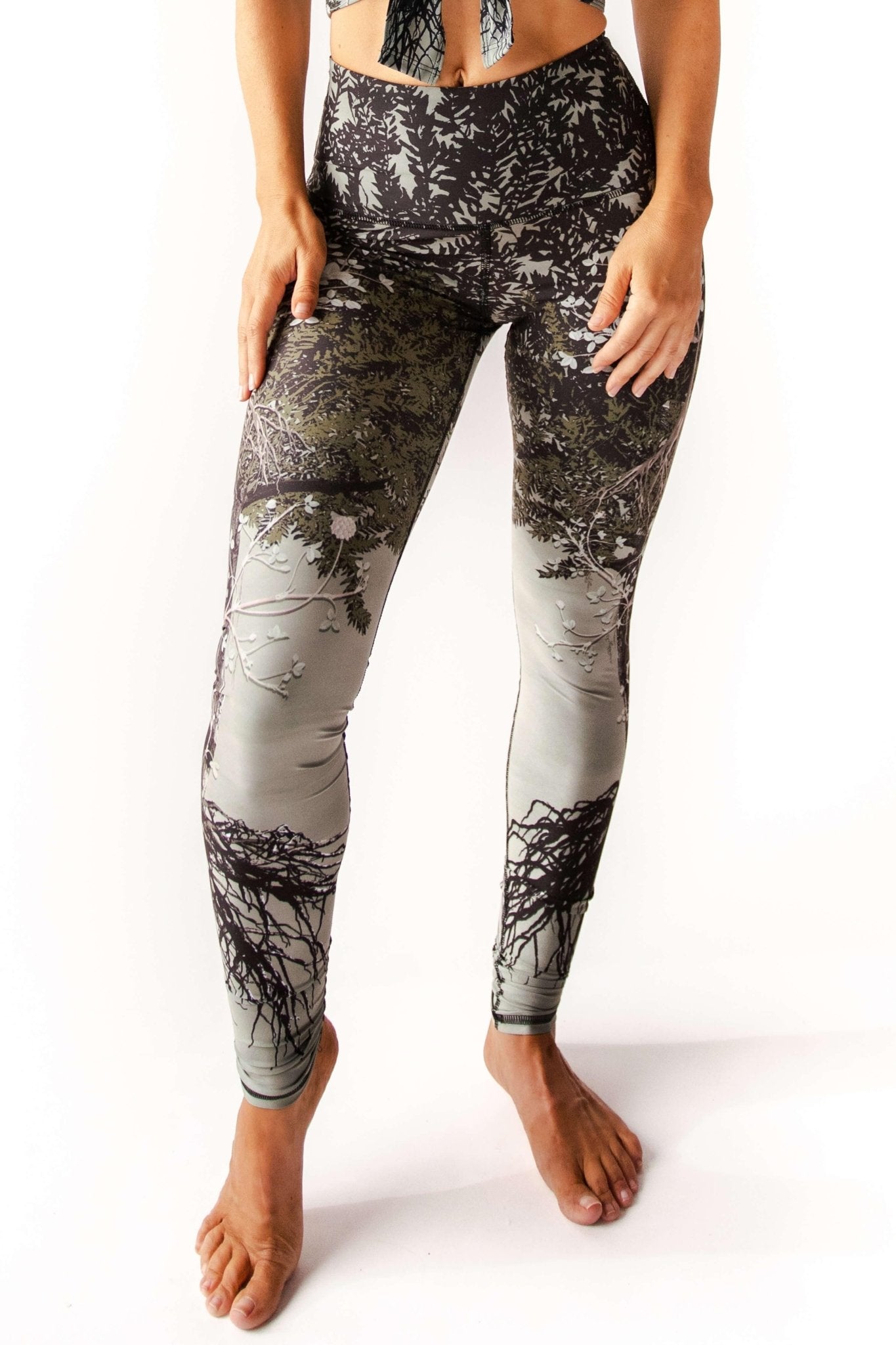 Transformation Printed Yoga Leggings | Yoga Democracy | Evolve Fit Wear