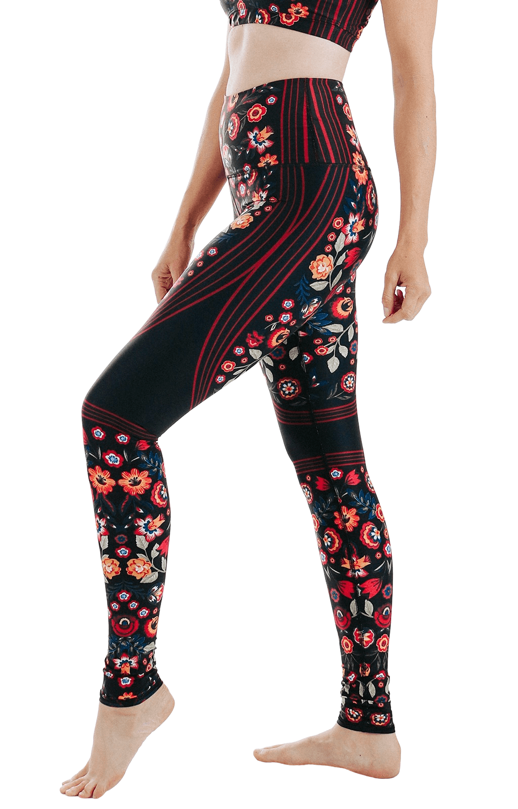 Folklore Printed Yoga Leggings | Yoga Democracy | Evolve Fit Wear