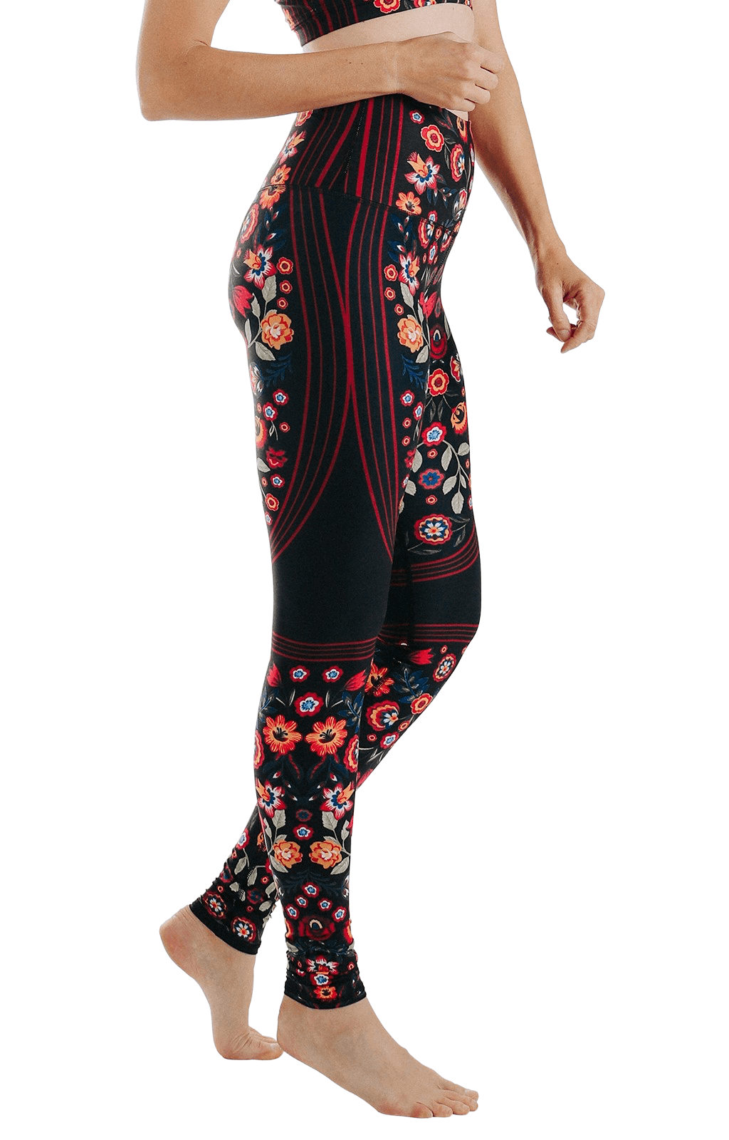 Folklore Printed Yoga Leggings | Yoga Democracy | Evolve Fit Wear
