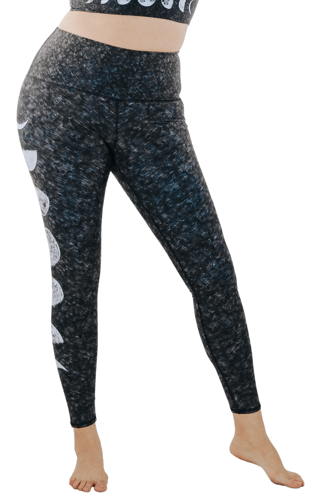 Just a Dark Moon Phase Printed Yoga Legging | Yoga Democracy | Evolve Fit Wear