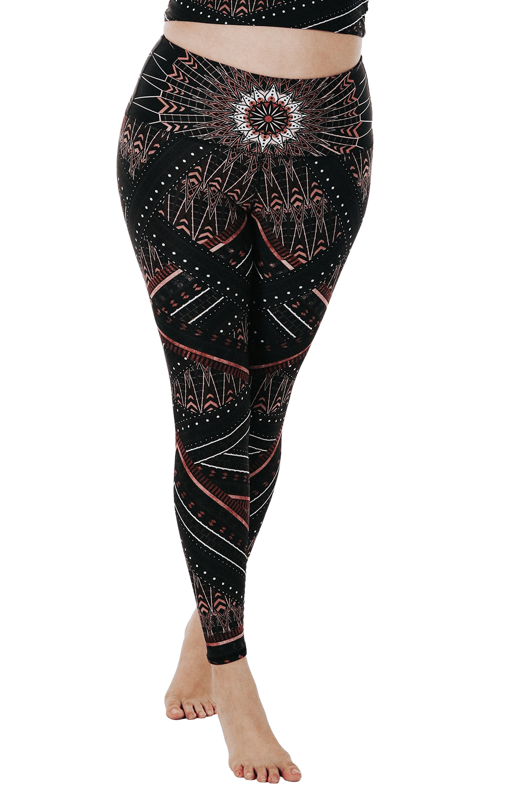 Humble Warrior Printed Yoga Leggings | Yoga Democracy | Evolve Fit Wear