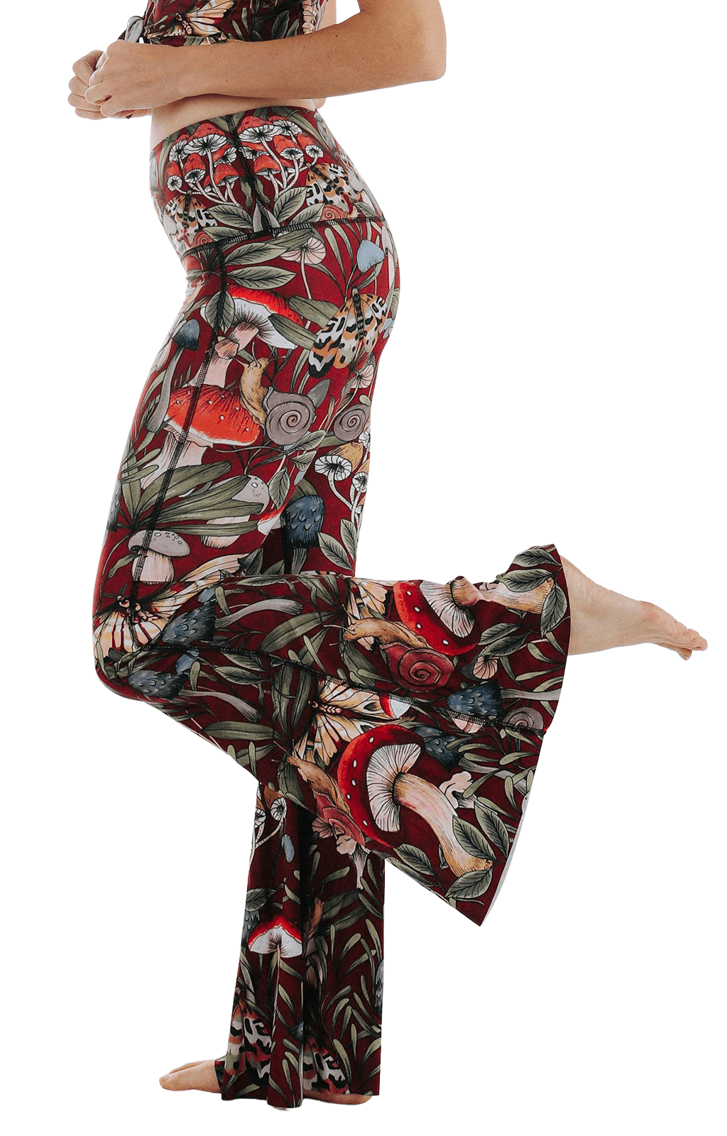 Fun Gal Printed Bell Bottoms | Yoga Democracy | Evolve Fit Wear