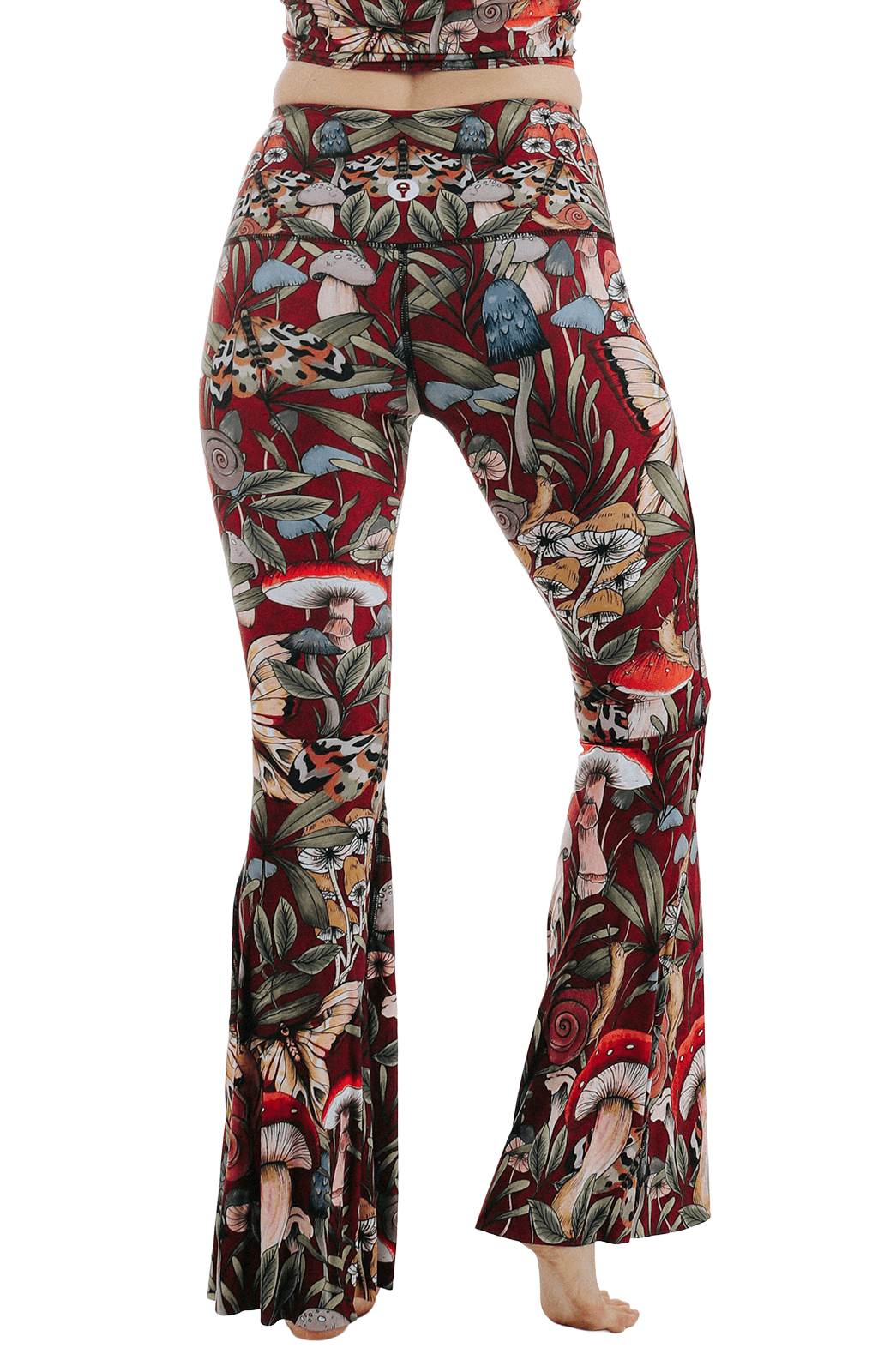 Fun Gal Printed Bell Bottoms | Yoga Democracy | Evolve Fit Wear