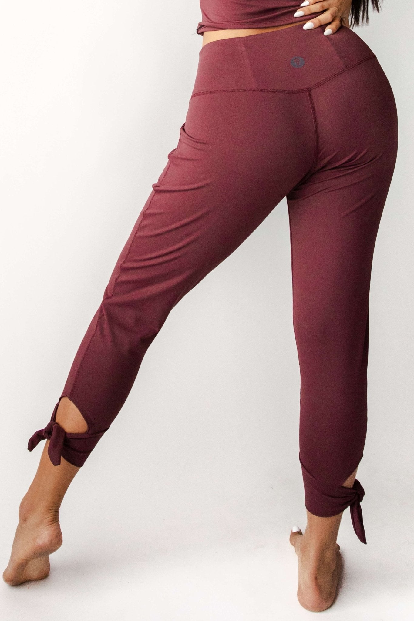 Sunday Jogger in Maroon | Yoga Democracy | Evolve Fit Wear