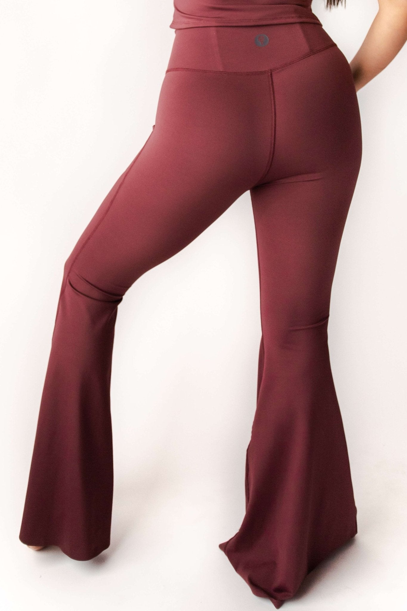 Bell Bottoms 2.0 in Maroon | Yoga Democracy | Evolve Fit Wear