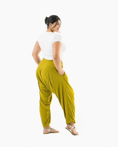 thai harem pants#color_olive