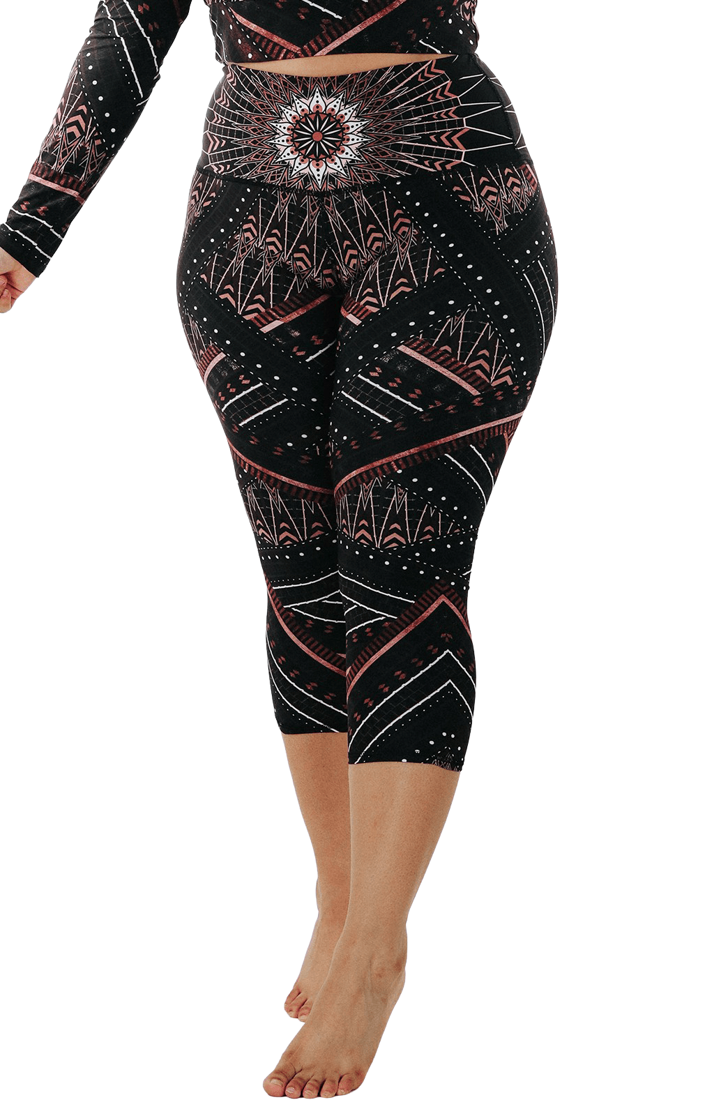 Humble Warrior Printed Yoga Crops | Yoga Democracy | Evolve Fit Wear
