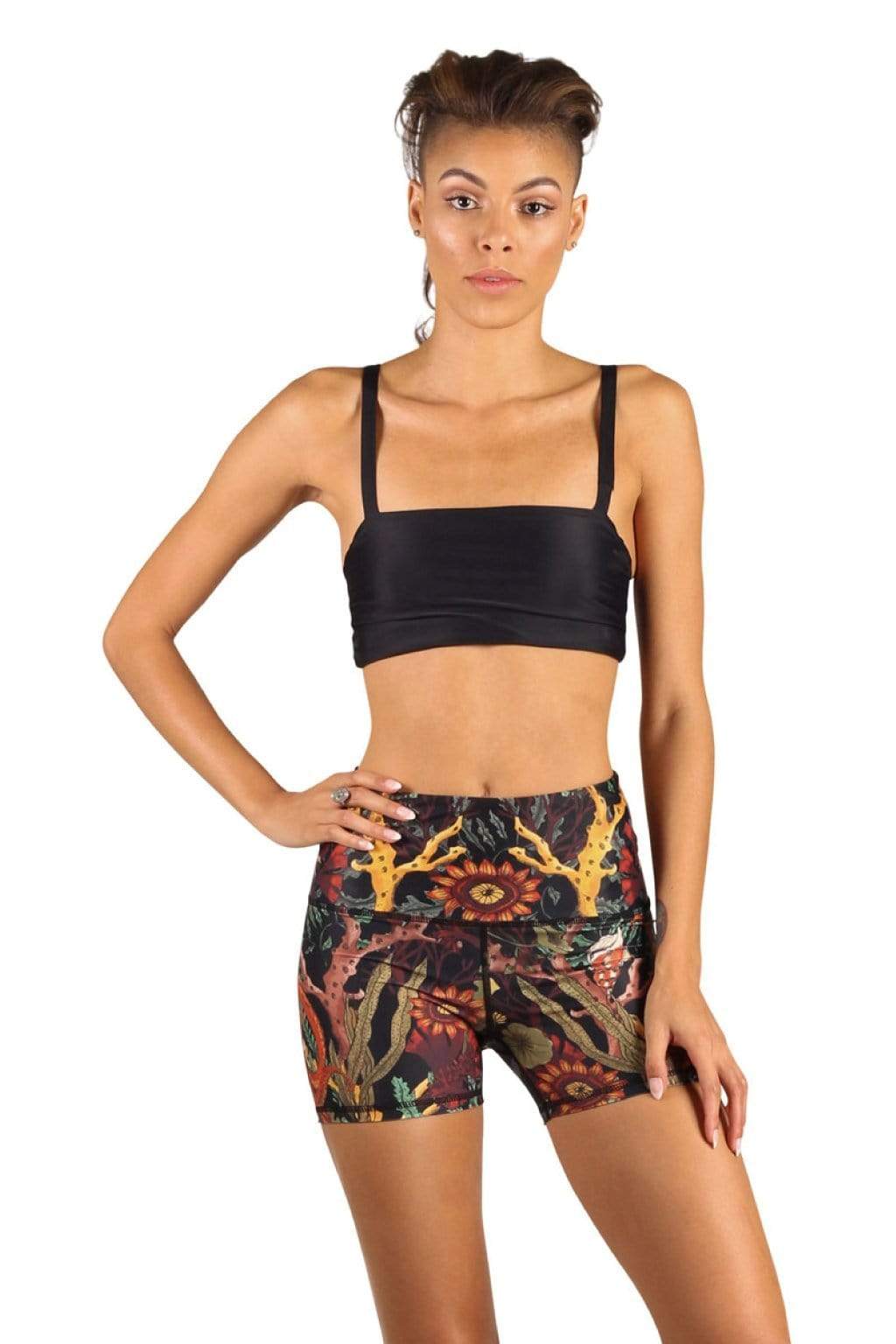 Joey Short in Coral My Name | Yoga Democracy | Evolve Fit Wear