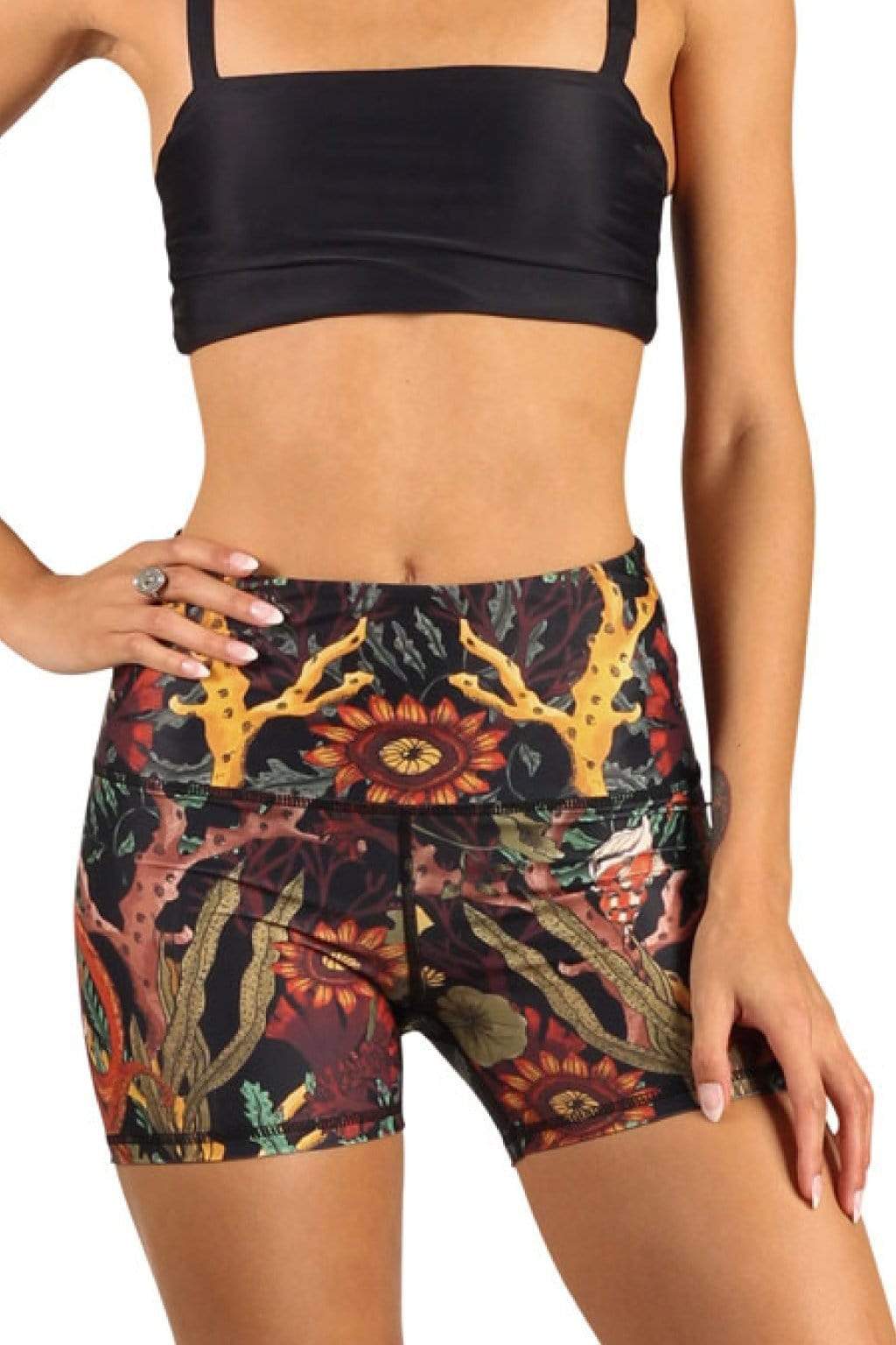 Joey Short in Coral My Name | Yoga Democracy | Evolve Fit Wear