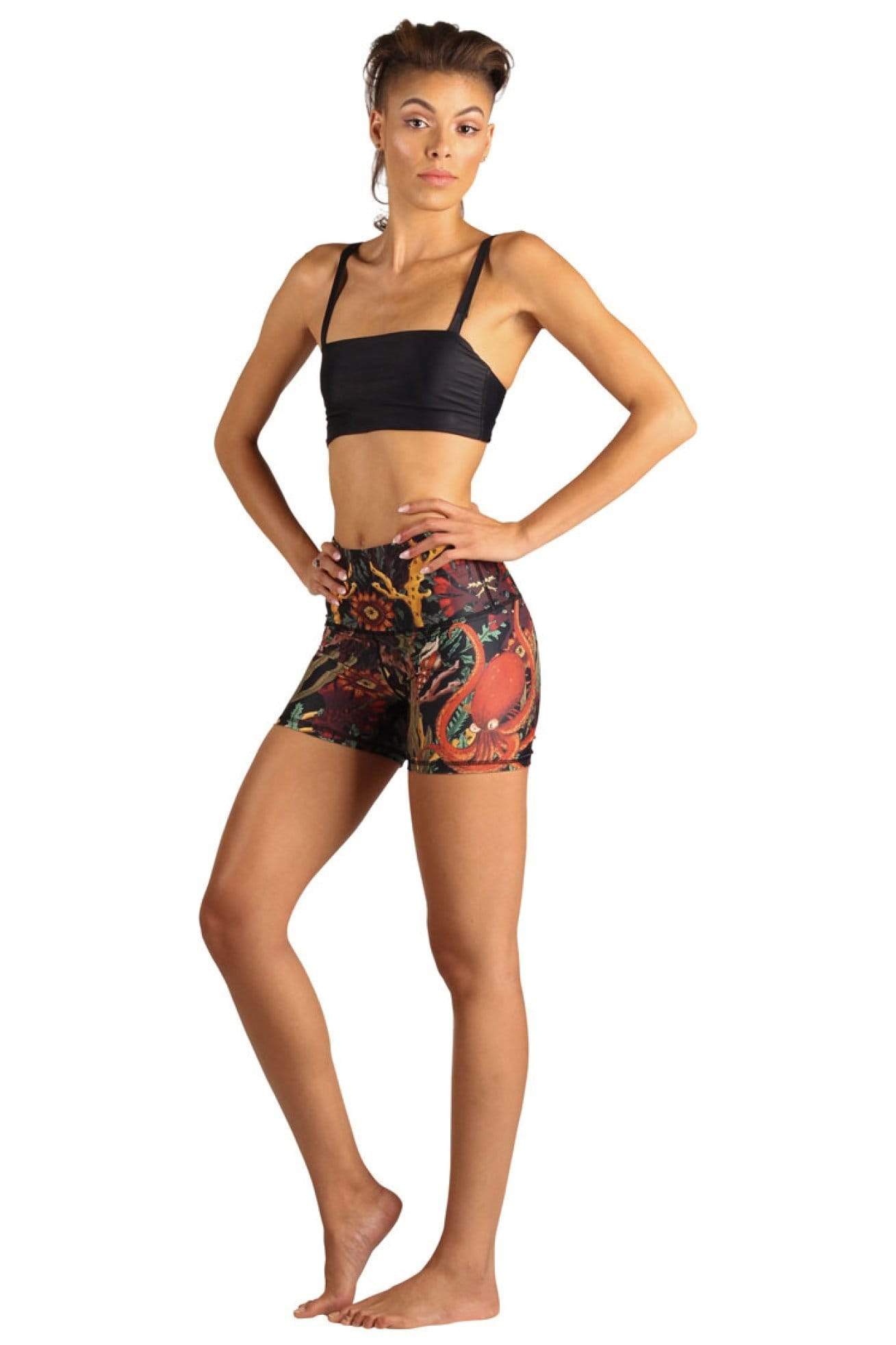 Joey Short in Coral My Name | Yoga Democracy | Evolve Fit Wear