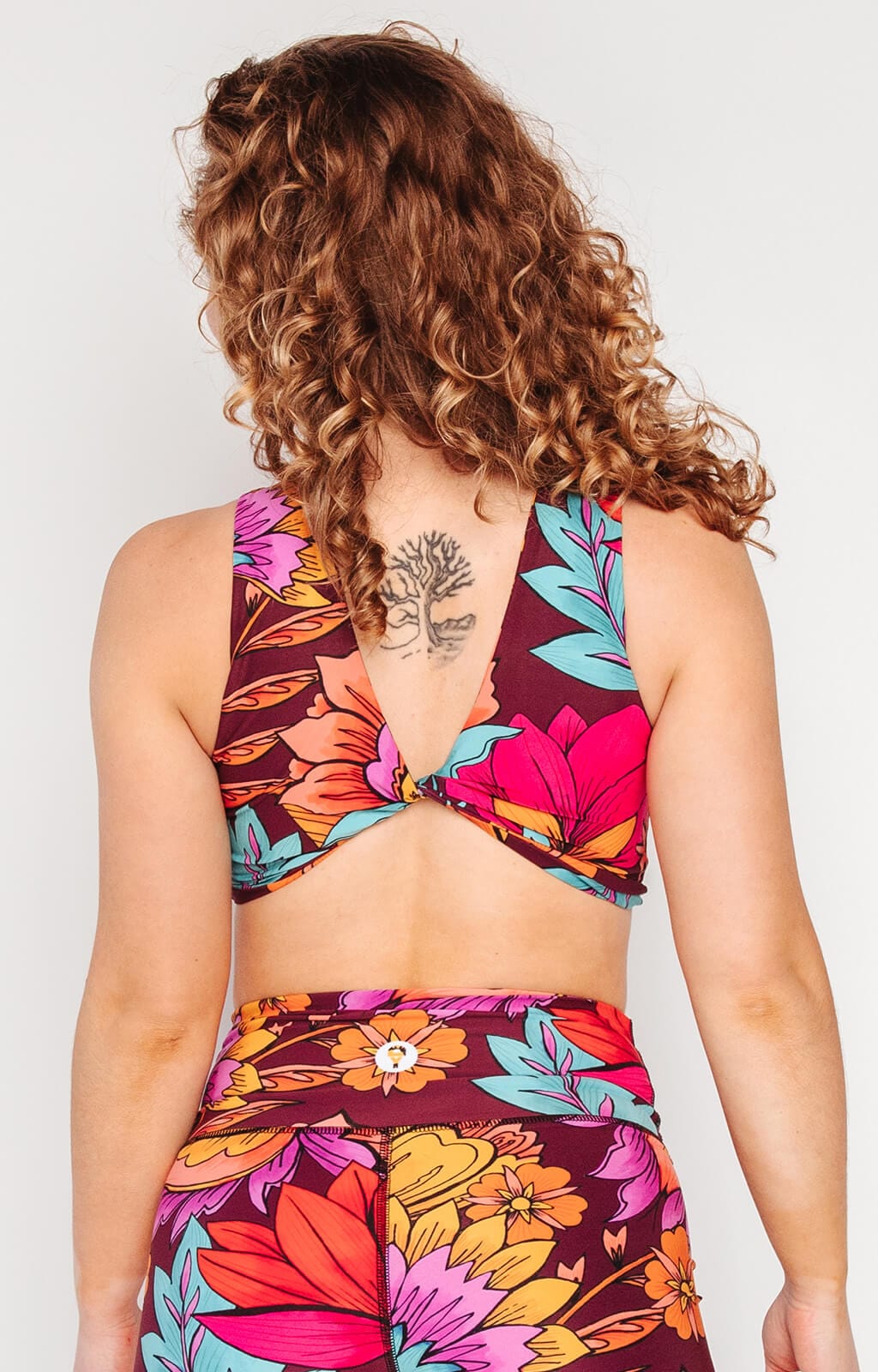 Reversible Twist Top in Indie Flow | Yoga Democracy | Evolve Fit Wear