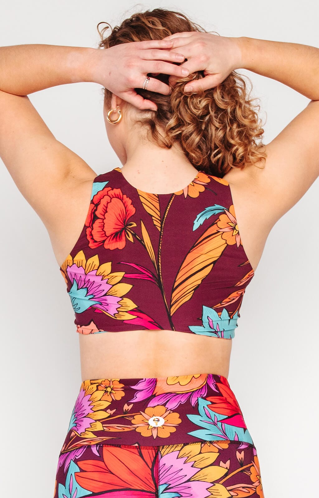 Reversible Twist Top in Indie Flow | Yoga Democracy | Evolve Fit Wear