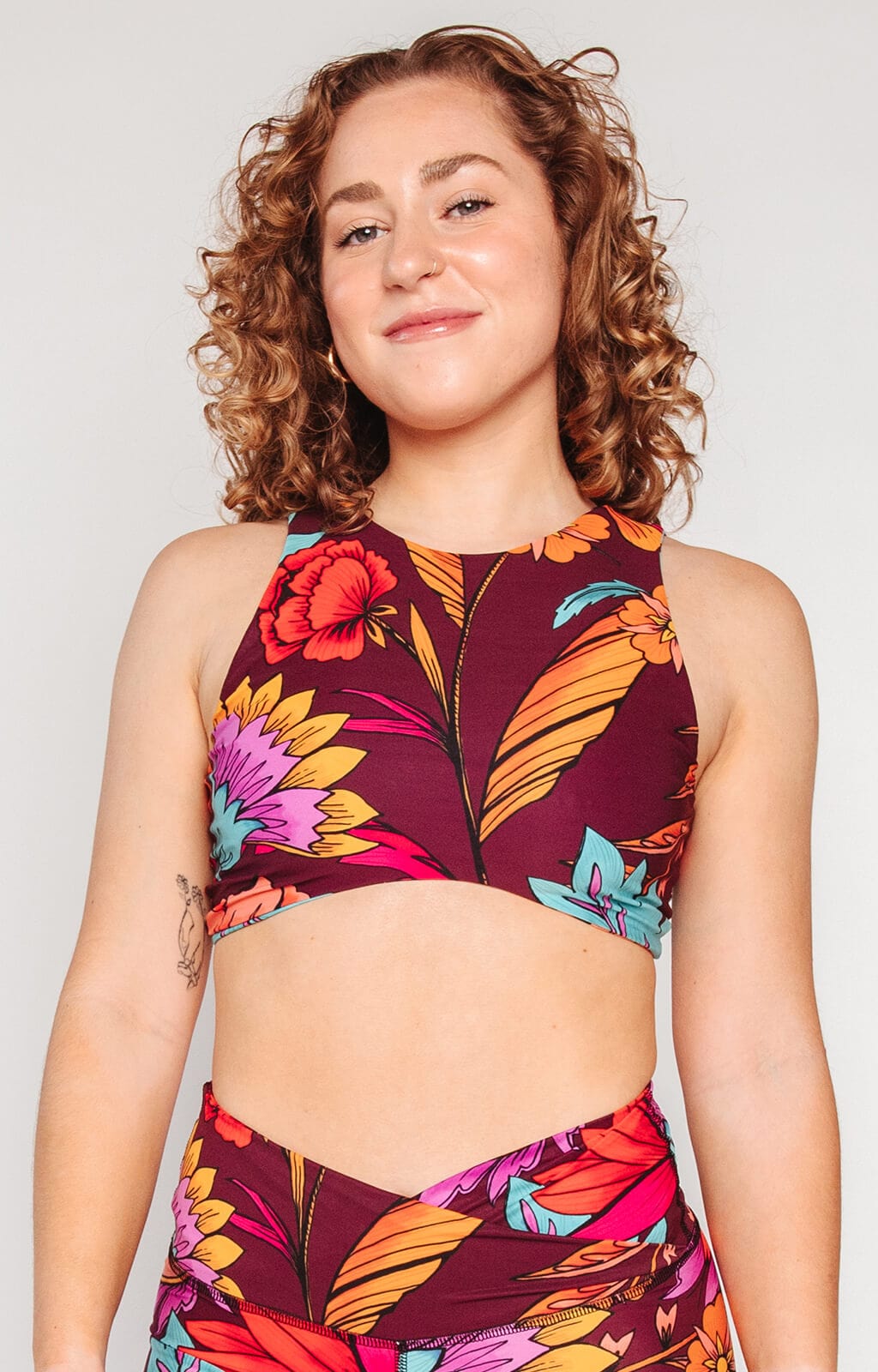 Reversible Twist Top in Indie Flow | Yoga Democracy | Evolve Fit Wear