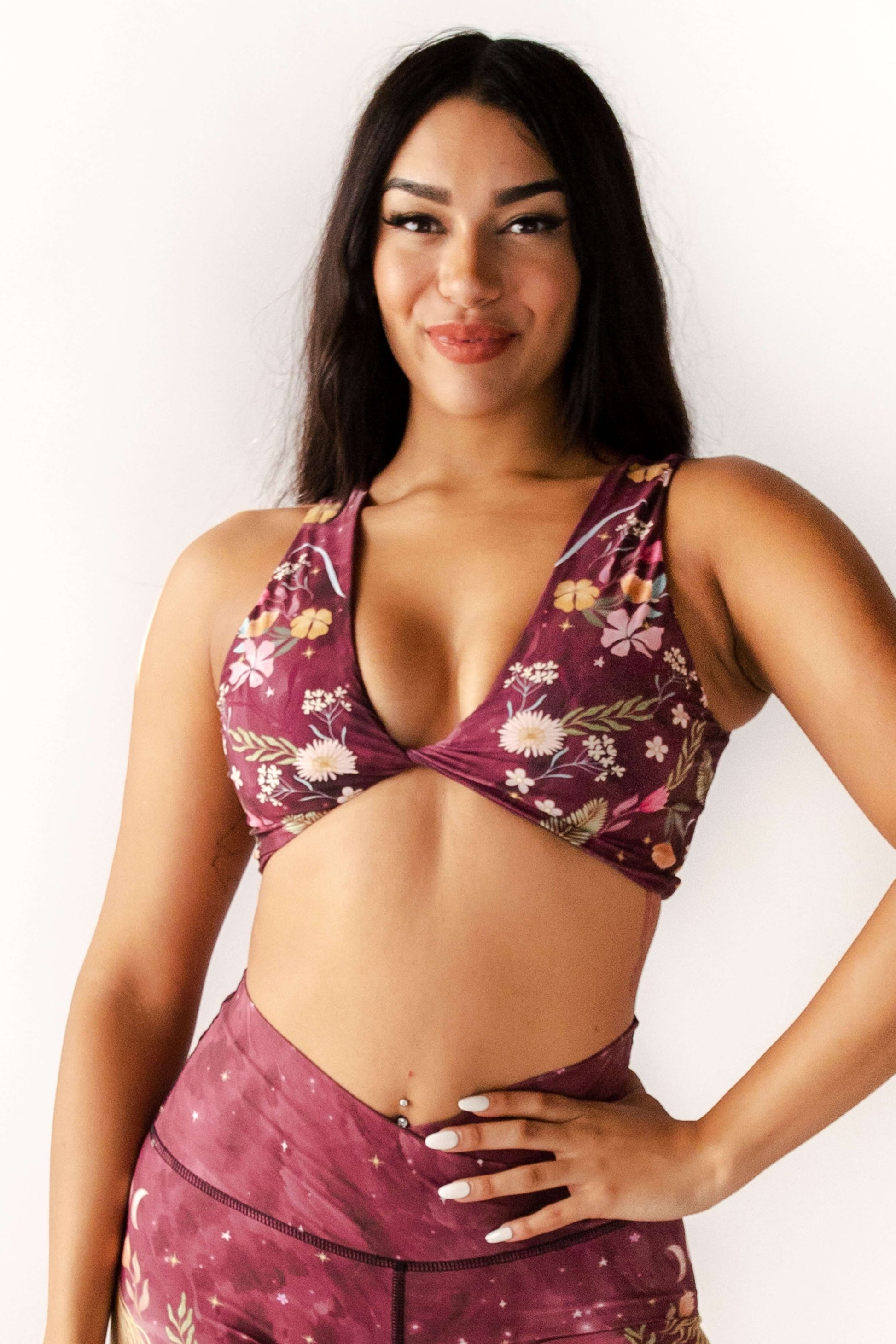 Reversible Twist Top in The Creator | Yoga Democracy | Evolve Fit Wear