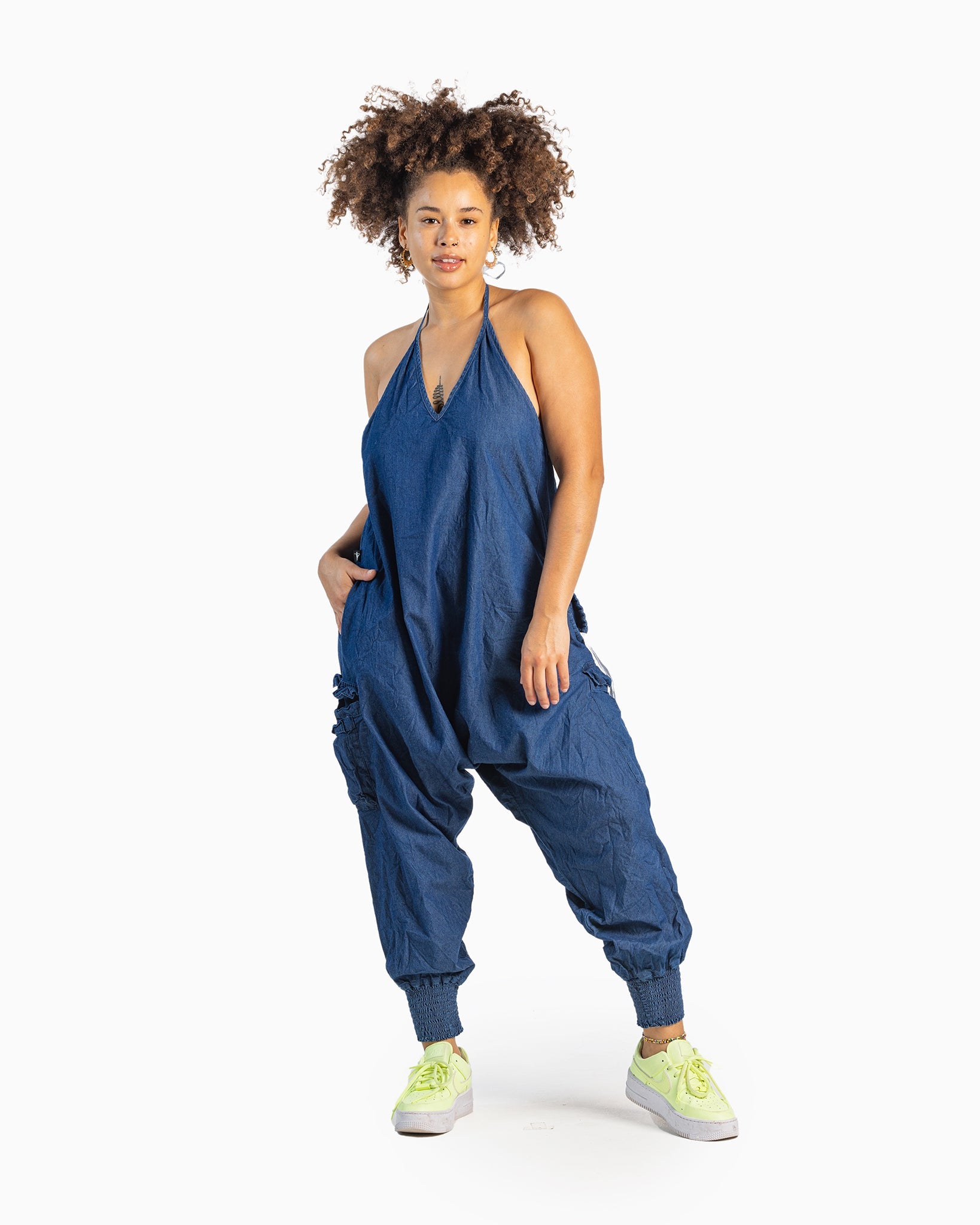 Jean Harem Jumpsuit | Buddha Pants® | Evolve Fit Wear