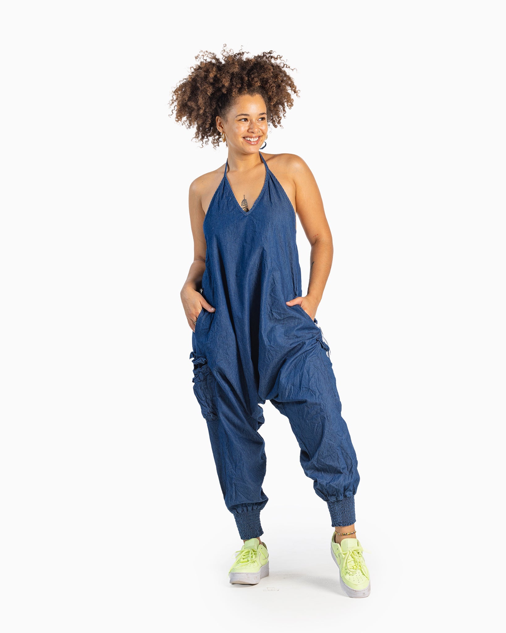 Jean Harem Jumpsuit | Buddha Pants® | Evolve Fit Wear