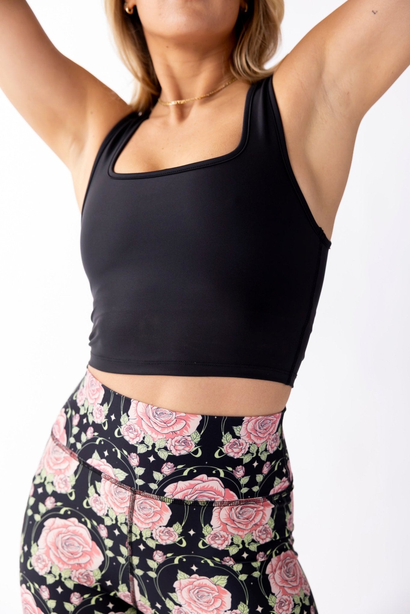 Simple Crop Top - Black | swaay | Evolve Fit Wear