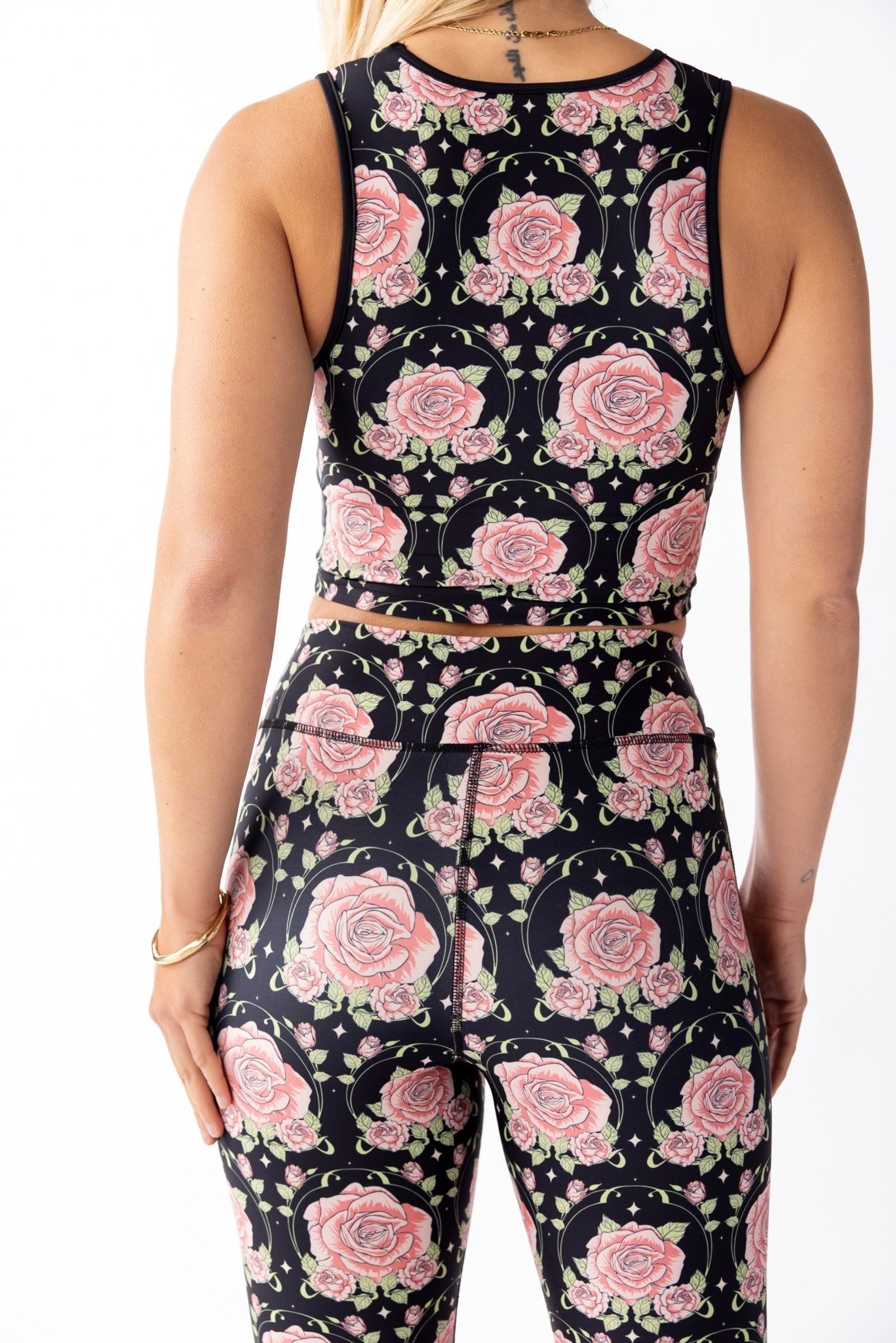 Flare Pants - Midnight Rose | Swaay | Evolve Fit Wear