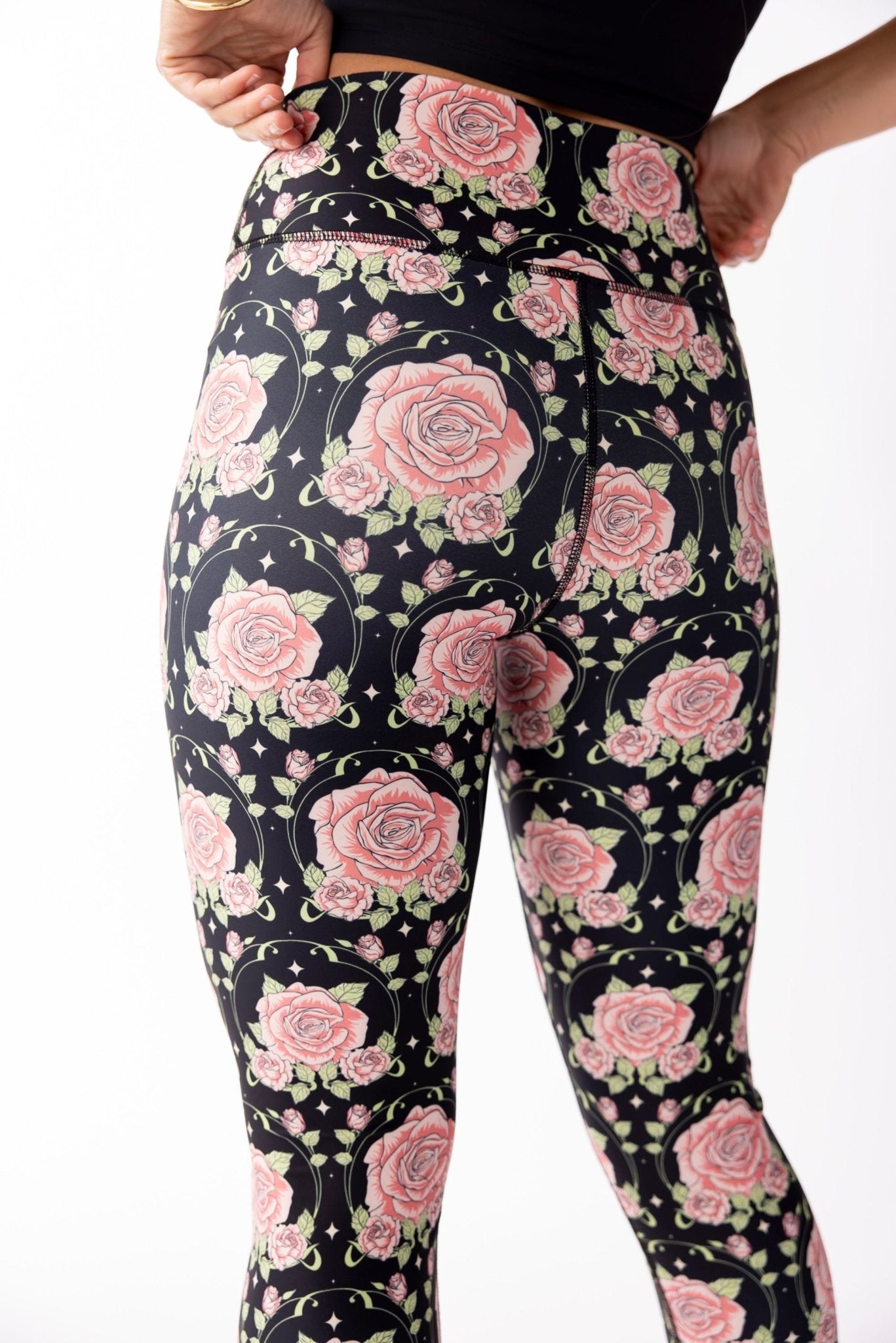 Leggings - Midnight Rose | Swaay | Evolve Fit Wear