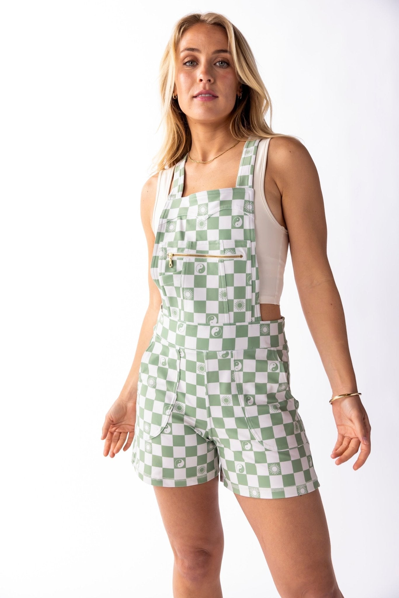 Overall Romper - Checkered | Swaay | Evolve Fit Wear