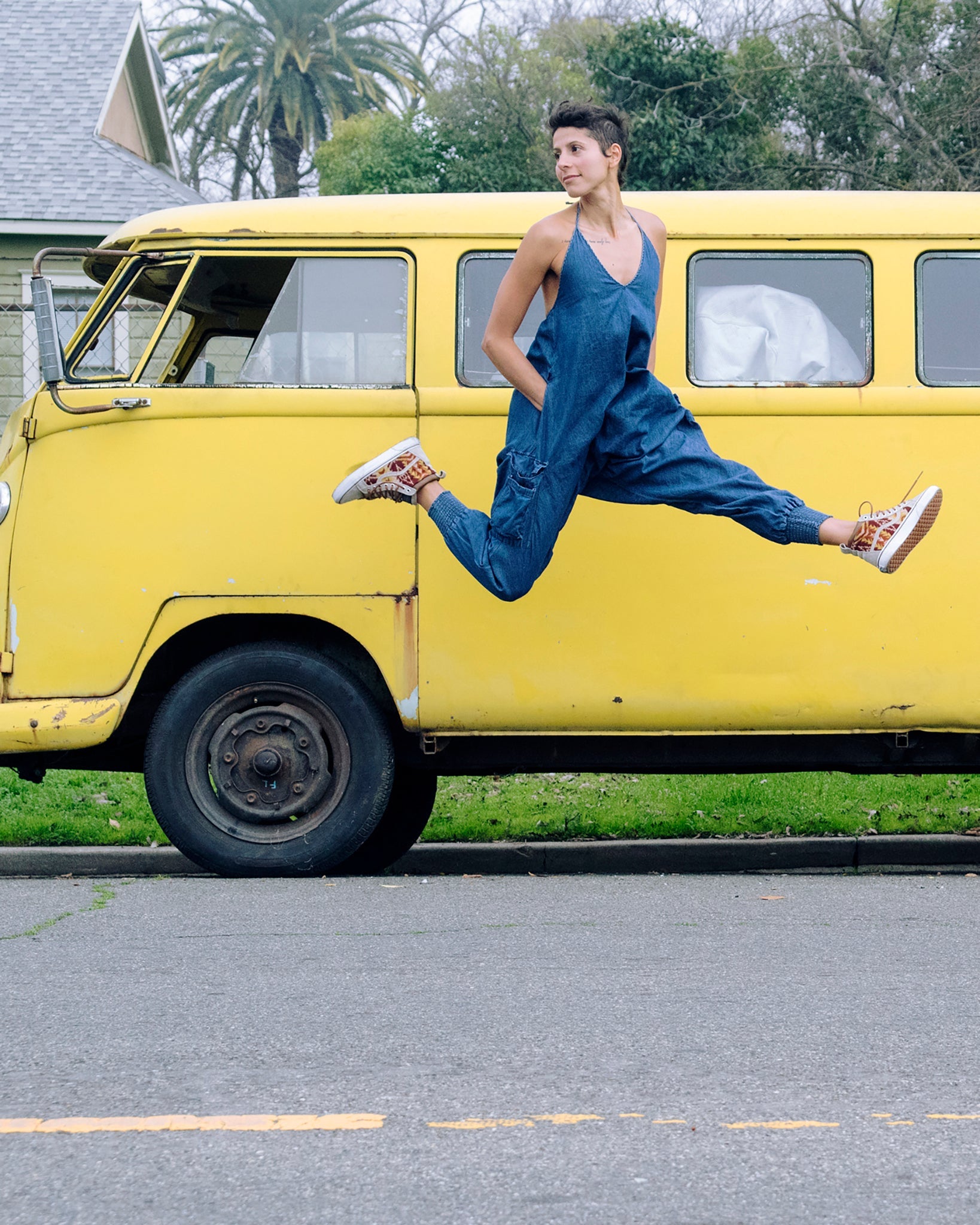 Jean Harem Jumpsuit | Buddha Pants® | Evolve Fit Wear