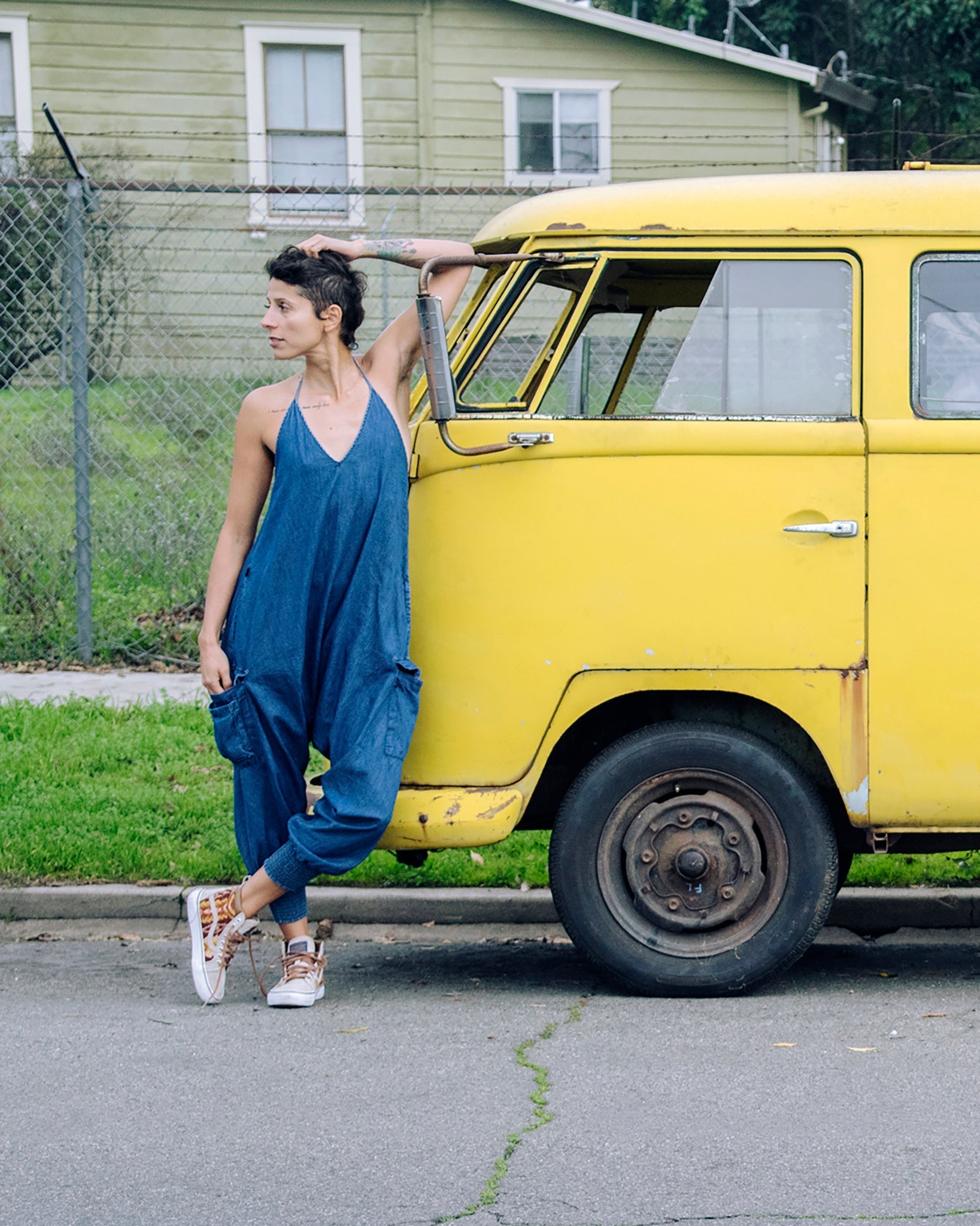 Jean Harem Jumpsuit | Buddha Pants® | Evolve Fit Wear