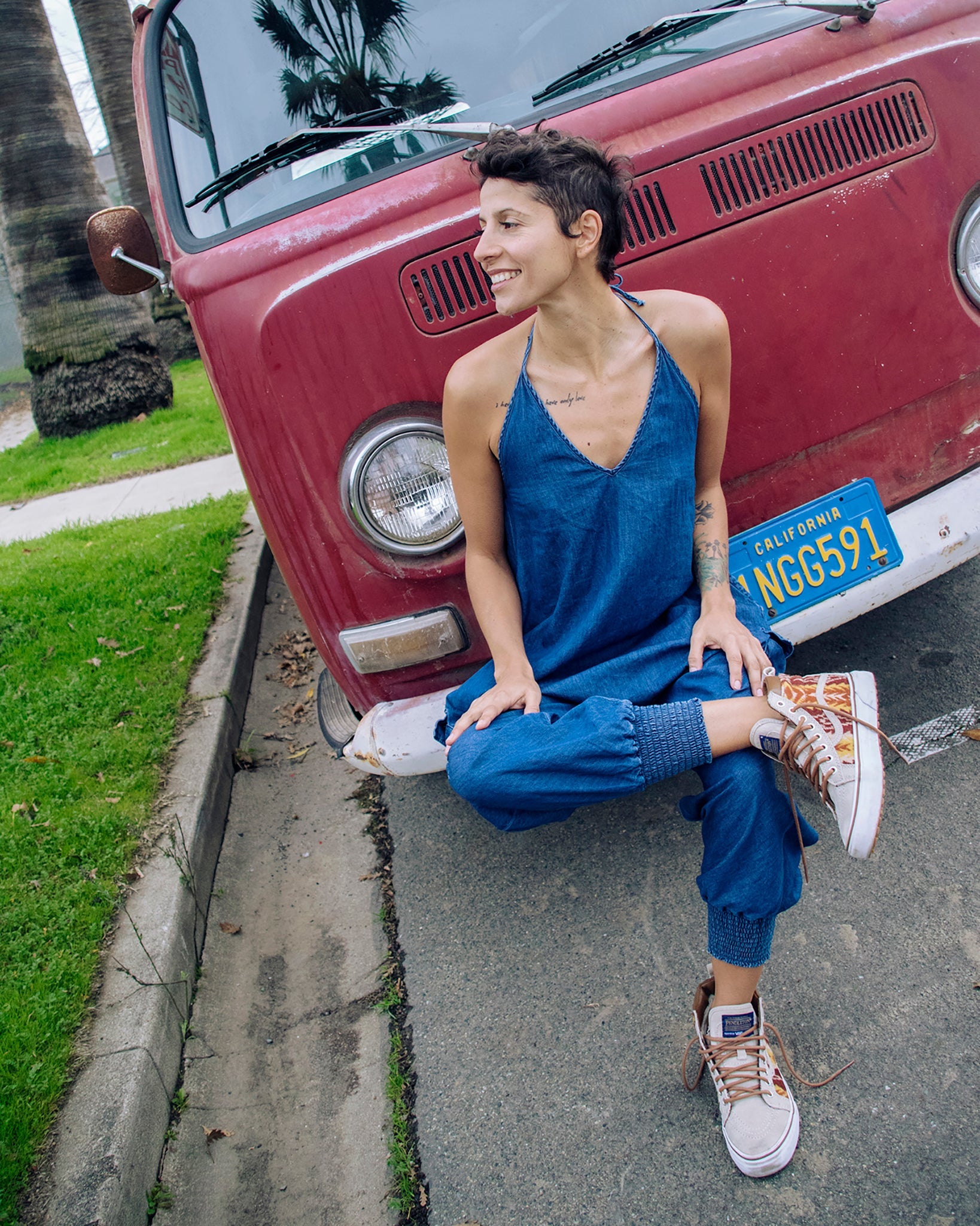 Jean Harem Jumpsuit | Buddha Pants® | Evolve Fit Wear
