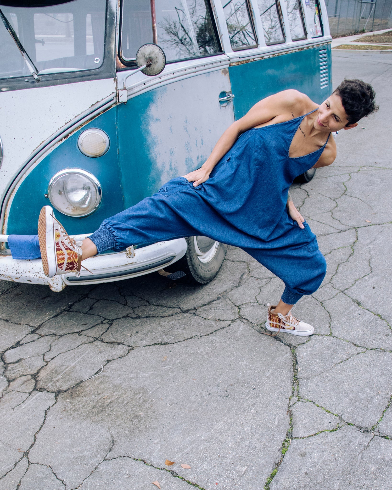 Jean Harem Jumpsuit | Buddha Pants® | Evolve Fit Wear