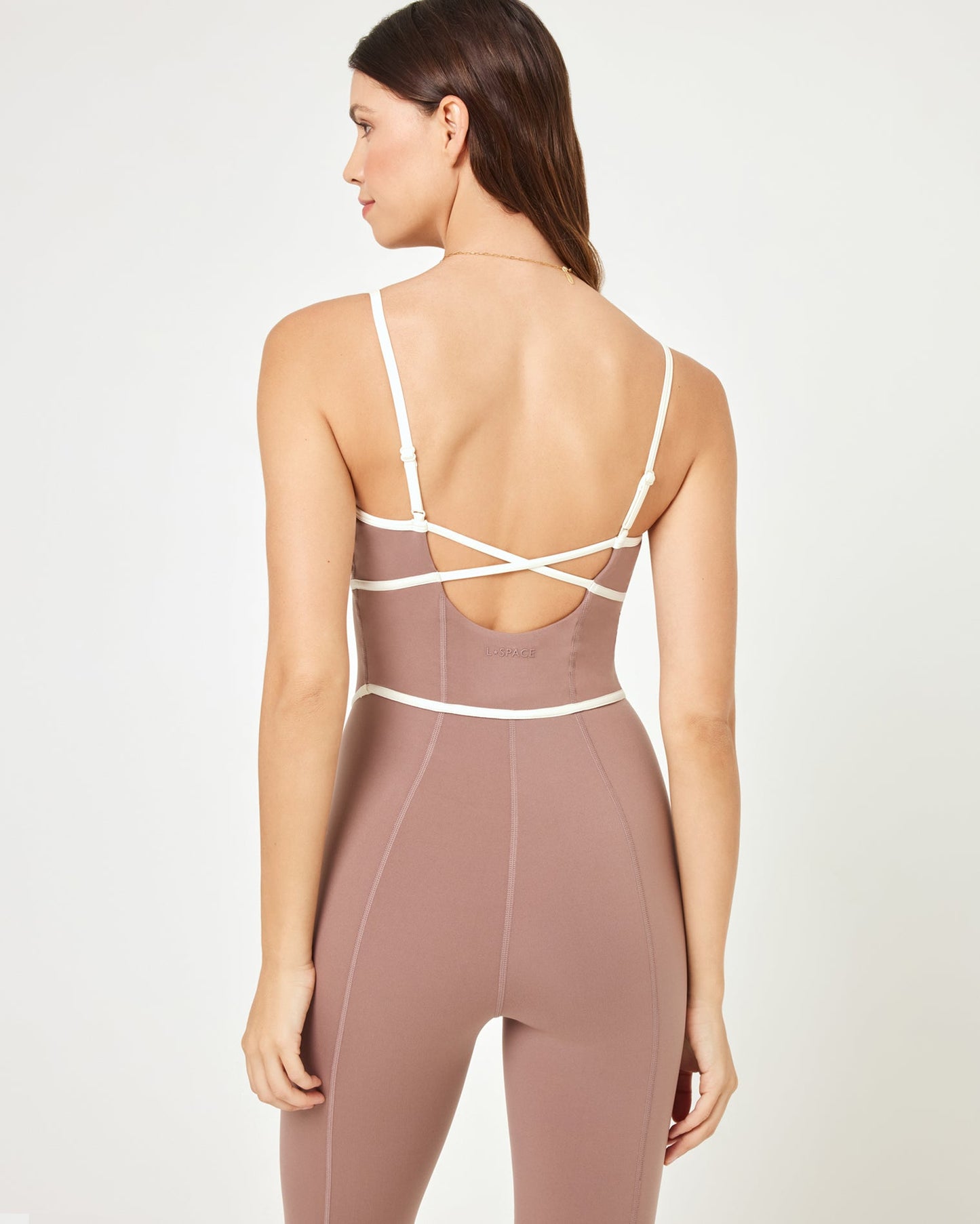 Ace Jumpsuit - Fawn/Cream | LSPACE | Evolve Fit Wear