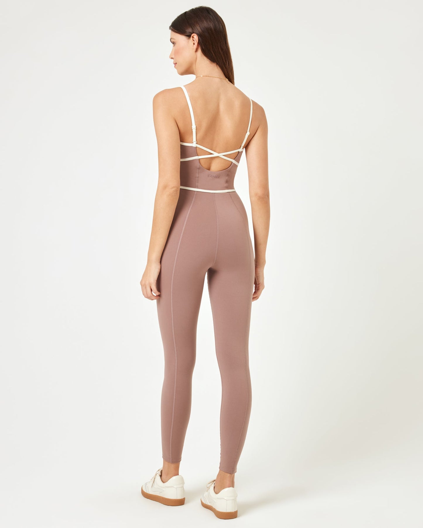 Ace Jumpsuit - Fawn/Cream | LSPACE | Evolve Fit Wear