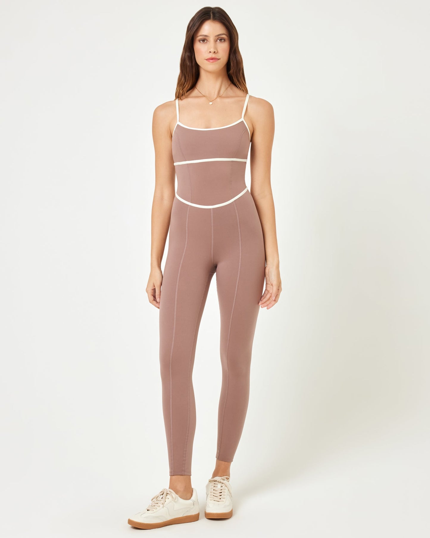 Ace Jumpsuit - Fawn/Cream | LSPACE | Evolve Fit Wear