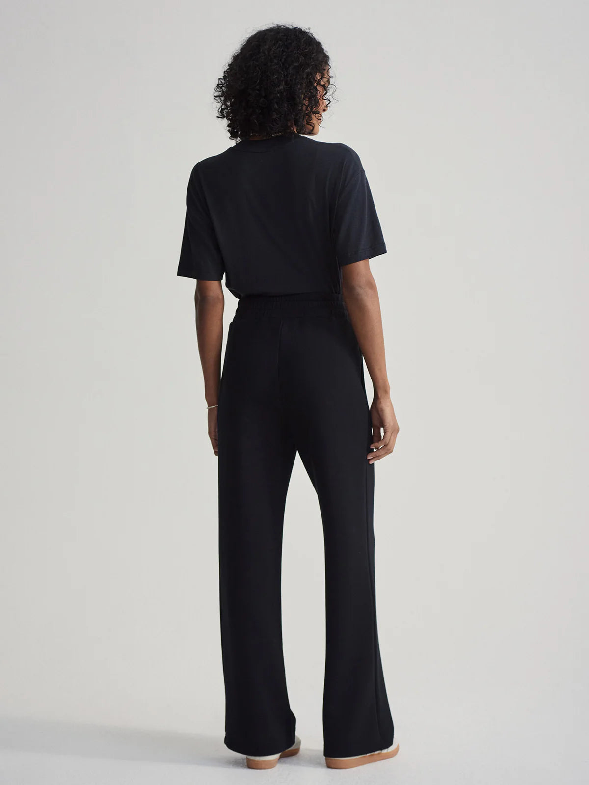Wide Leg Pants 30 - Black | High-waisted