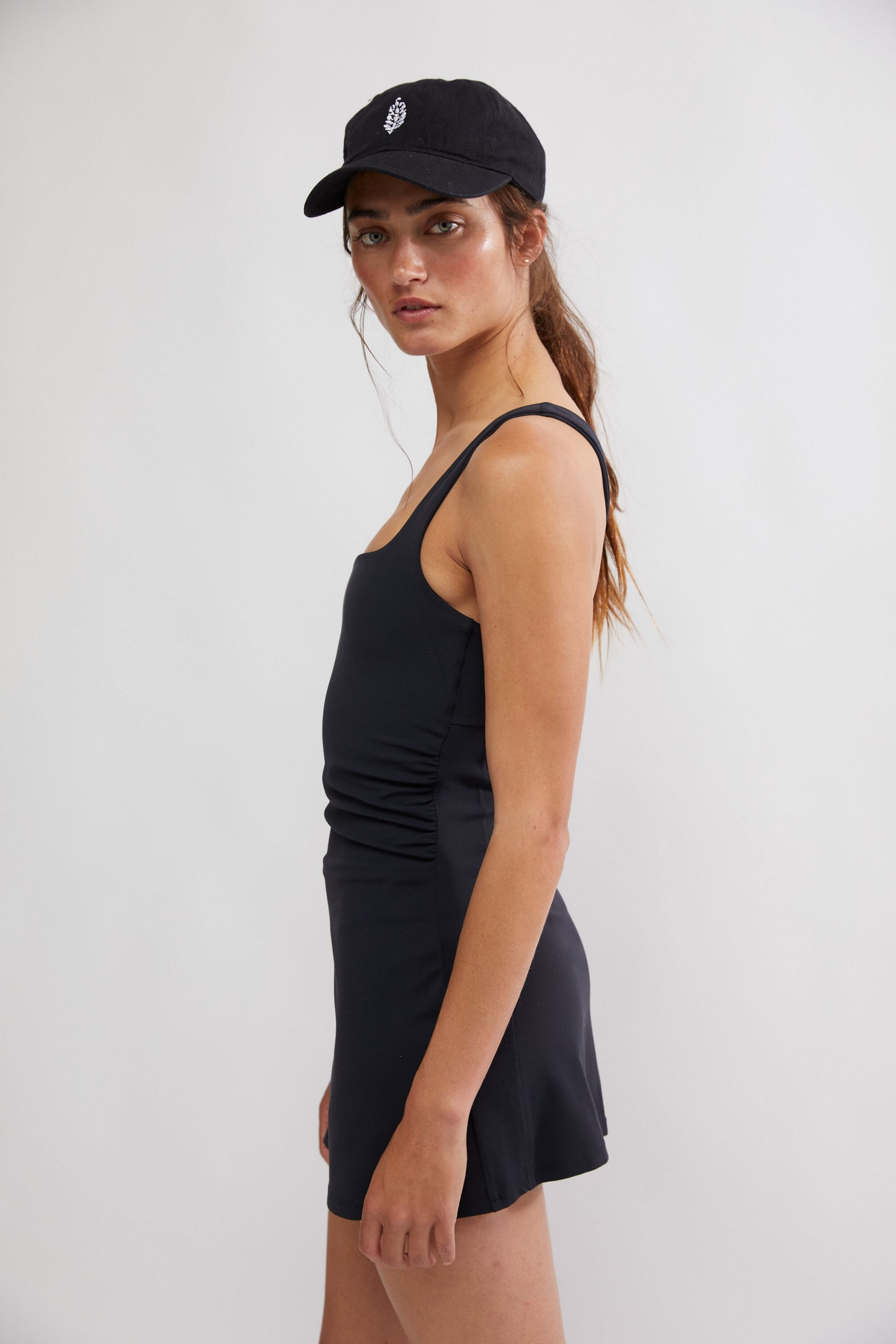 Never Better Tennis Mini Dress - True Black