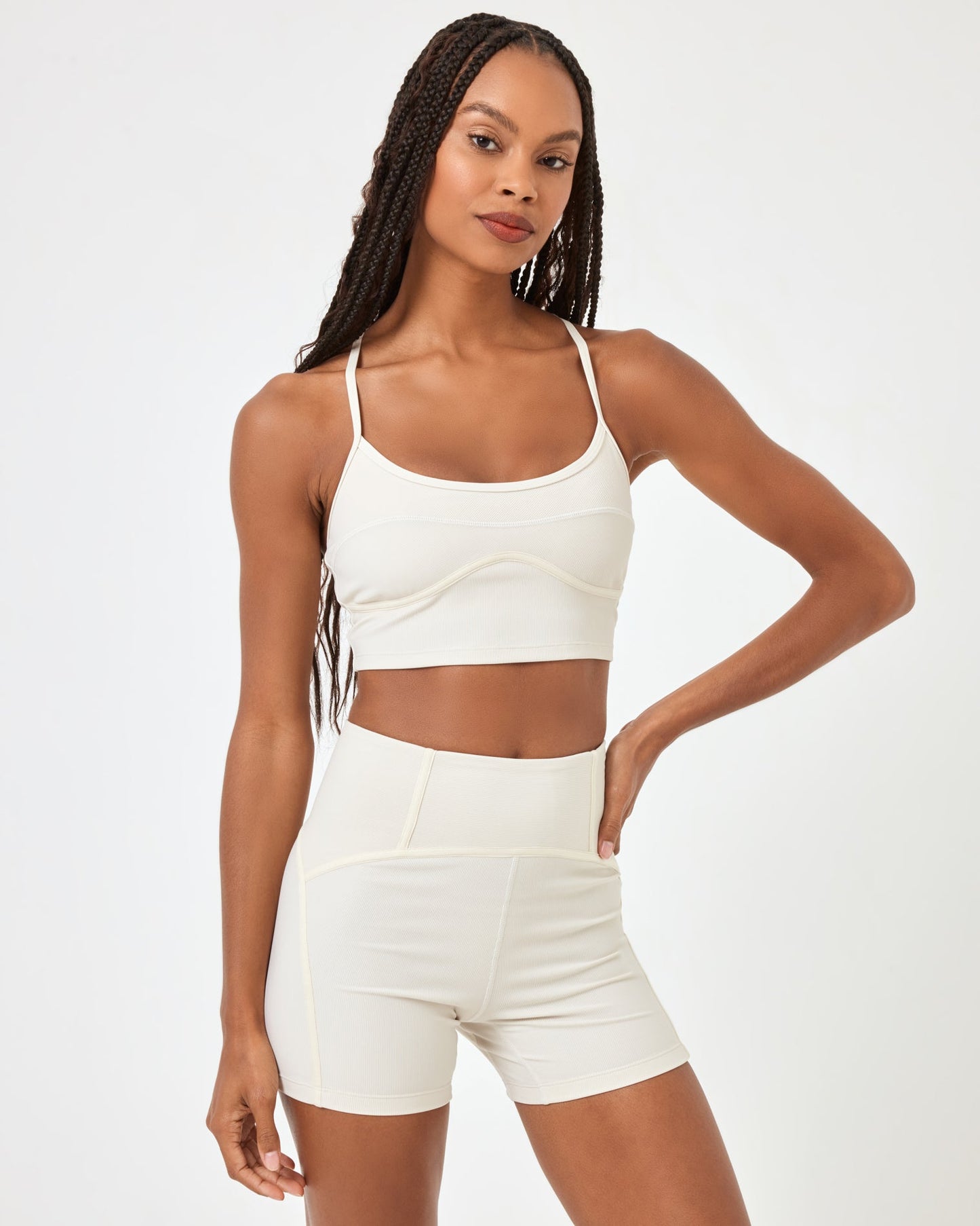 Revel Short - Bone | LSPACE | Evolve Fit Wear