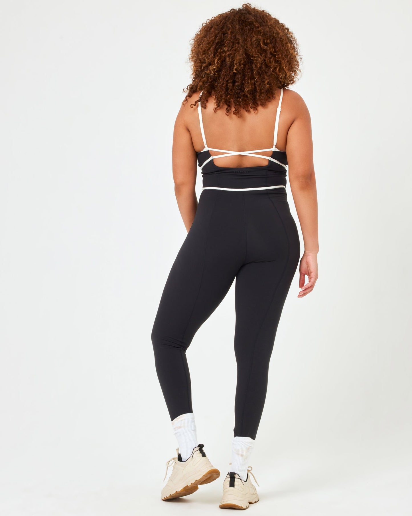 Ace Jumpsuit - Black/Cream | LSPACE | Evolve Fit Wear