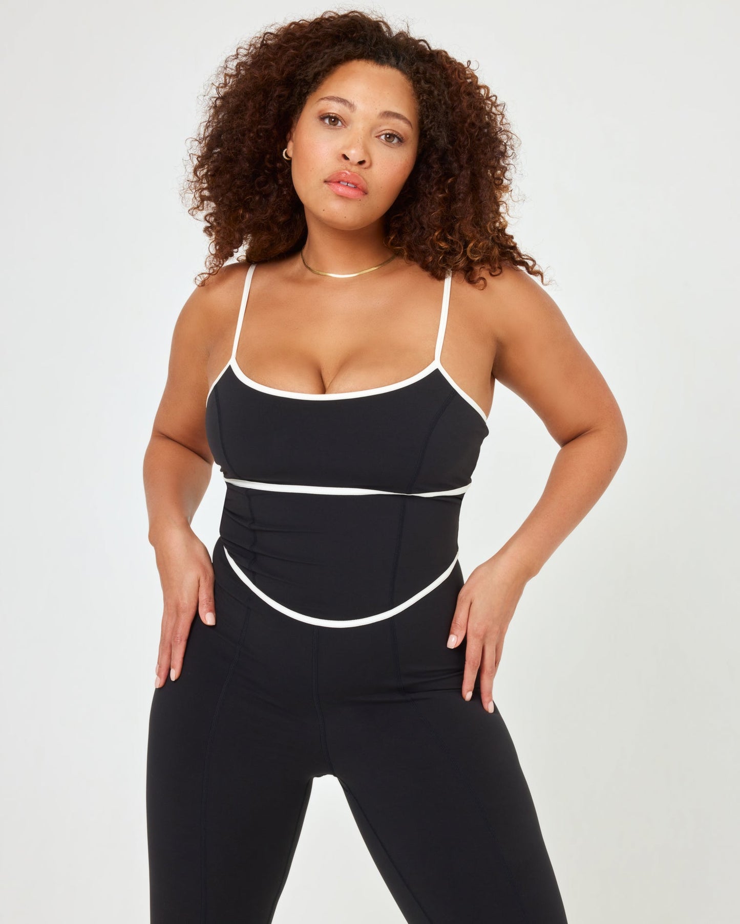 Ace Jumpsuit - Black/Cream | LSPACE | Evolve Fit Wear
